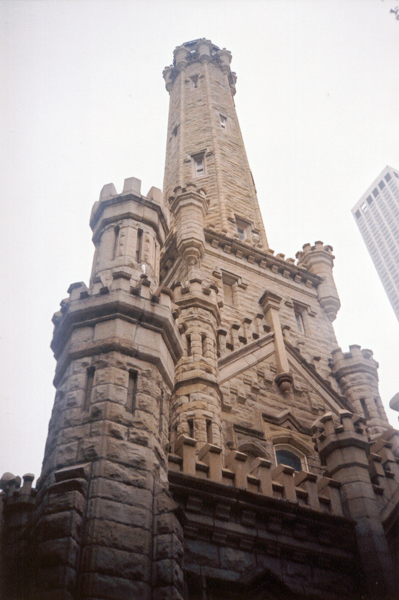 Chicago Water Tower an der Michigan Avenue in Chicago