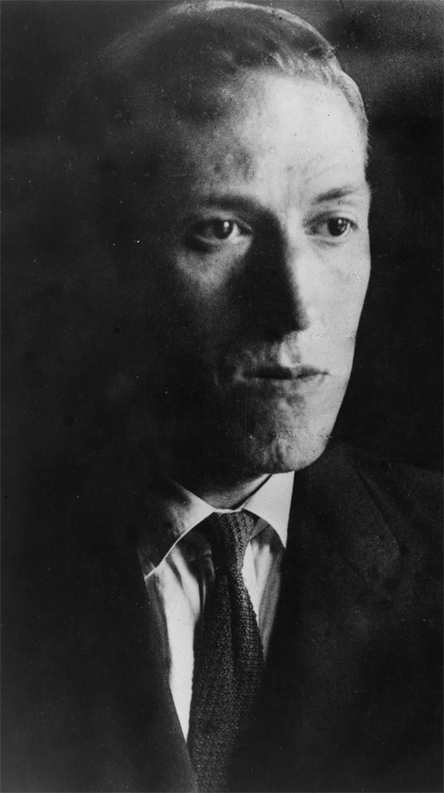 H. P. Lovecraft, 1934. Fotografie von Robert H. Barlow