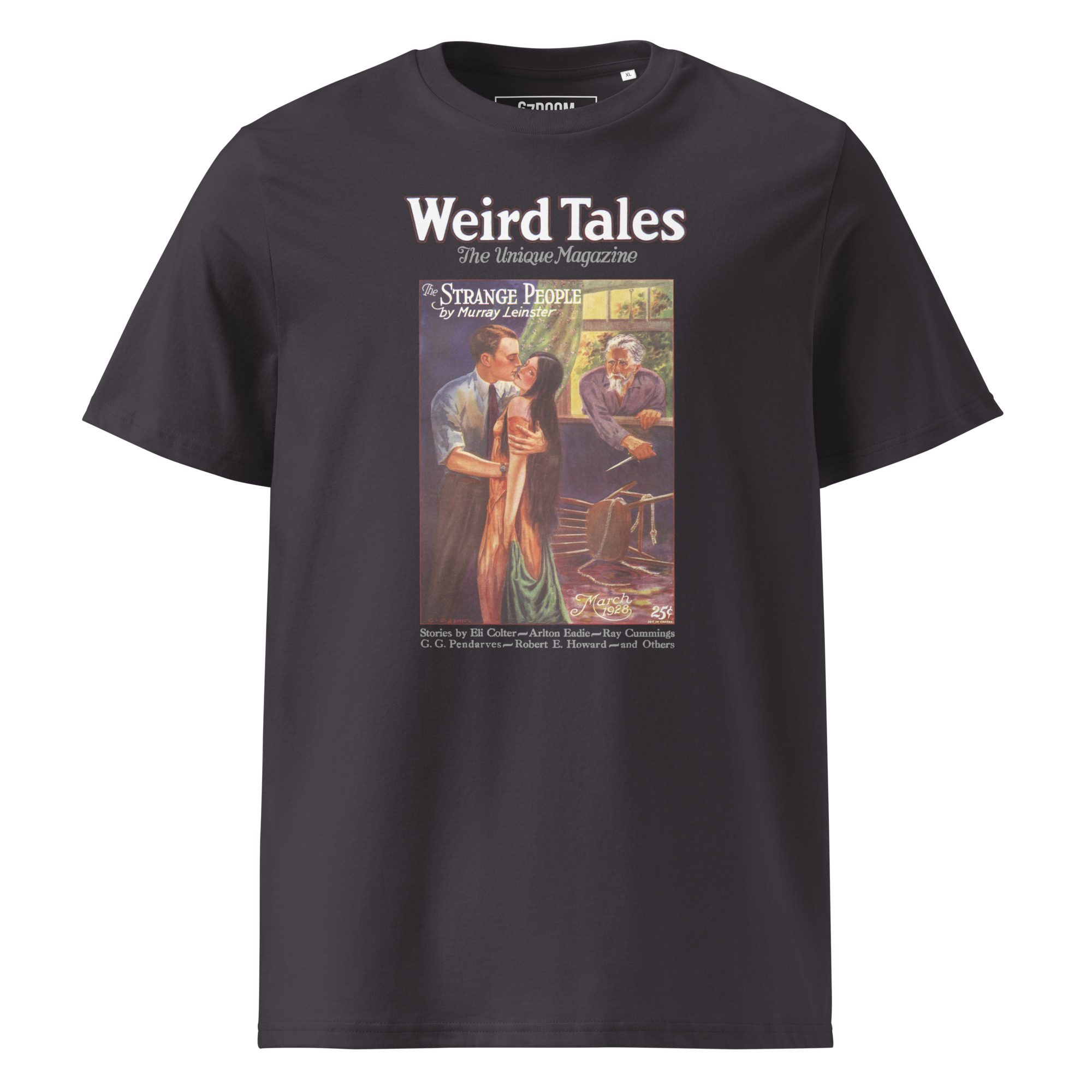 Weird Tales 1928 – Vintage T-Shirt mit historischem Cover „The Strange People“ – Bild 5