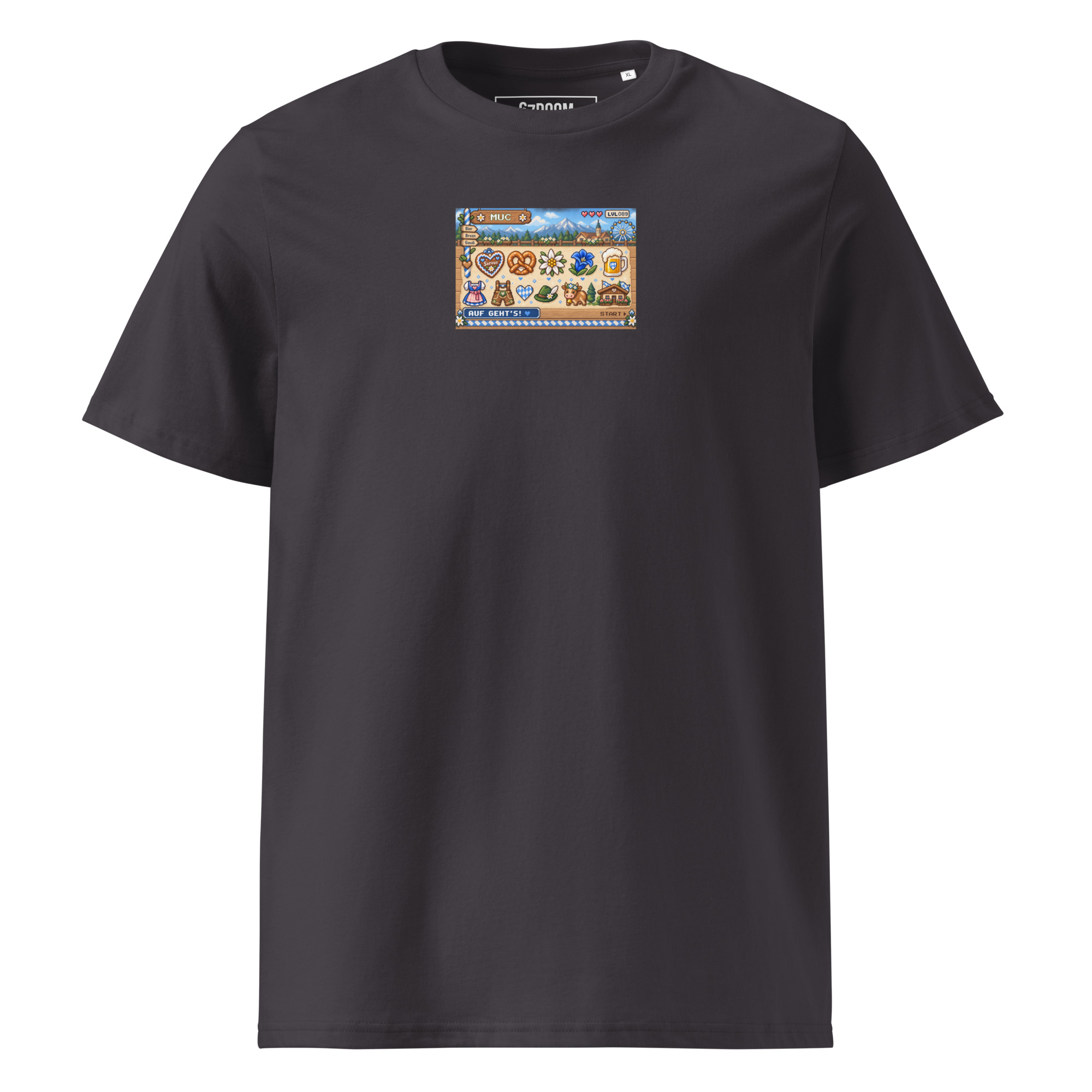 München Retro Pixel T-Shirt – MUC Expedition T-Shirt aus Bio-Baumwolle – Bild 2