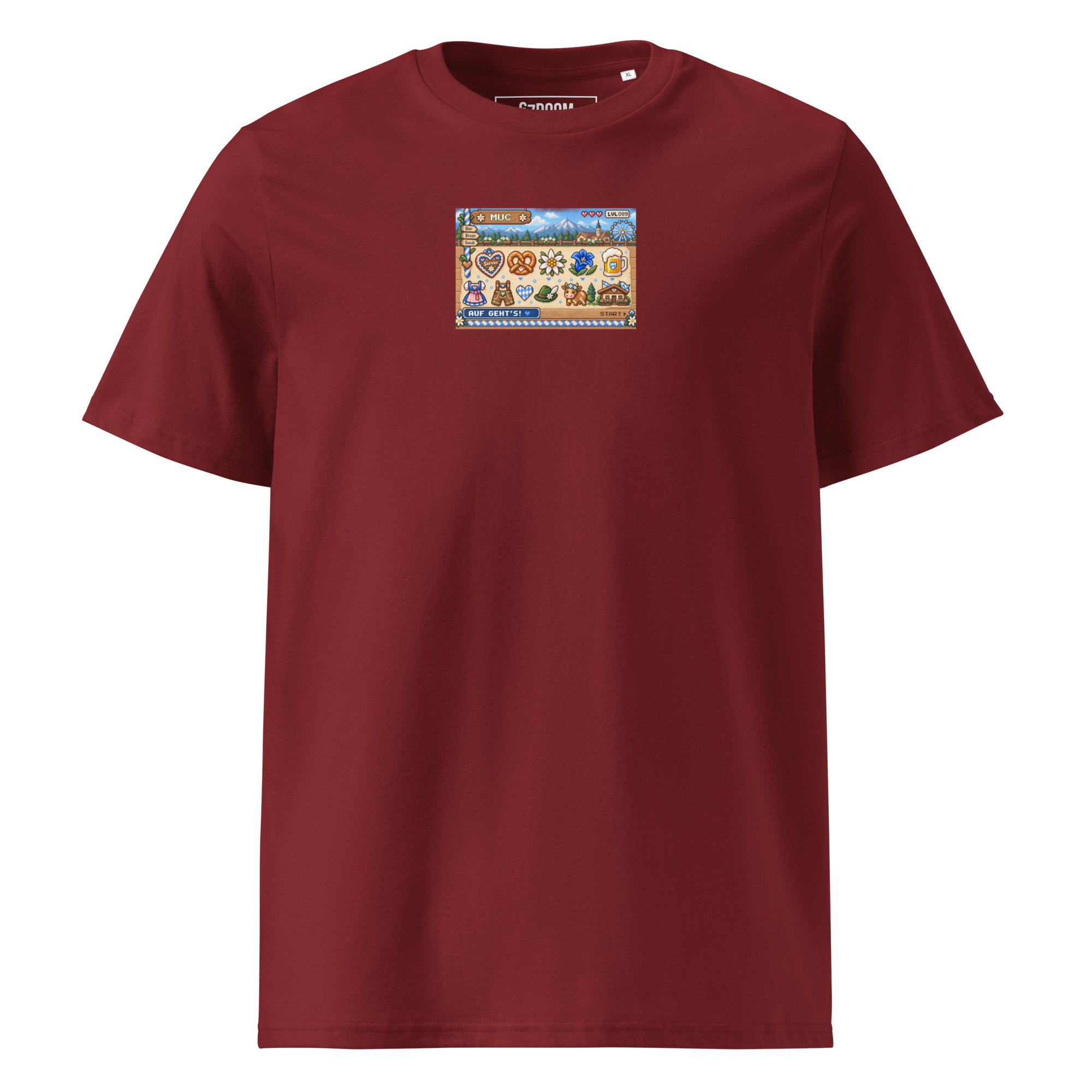 München Retro Pixel T-Shirt – MUC Expedition T-Shirt aus Bio-Baumwolle – Bild 3