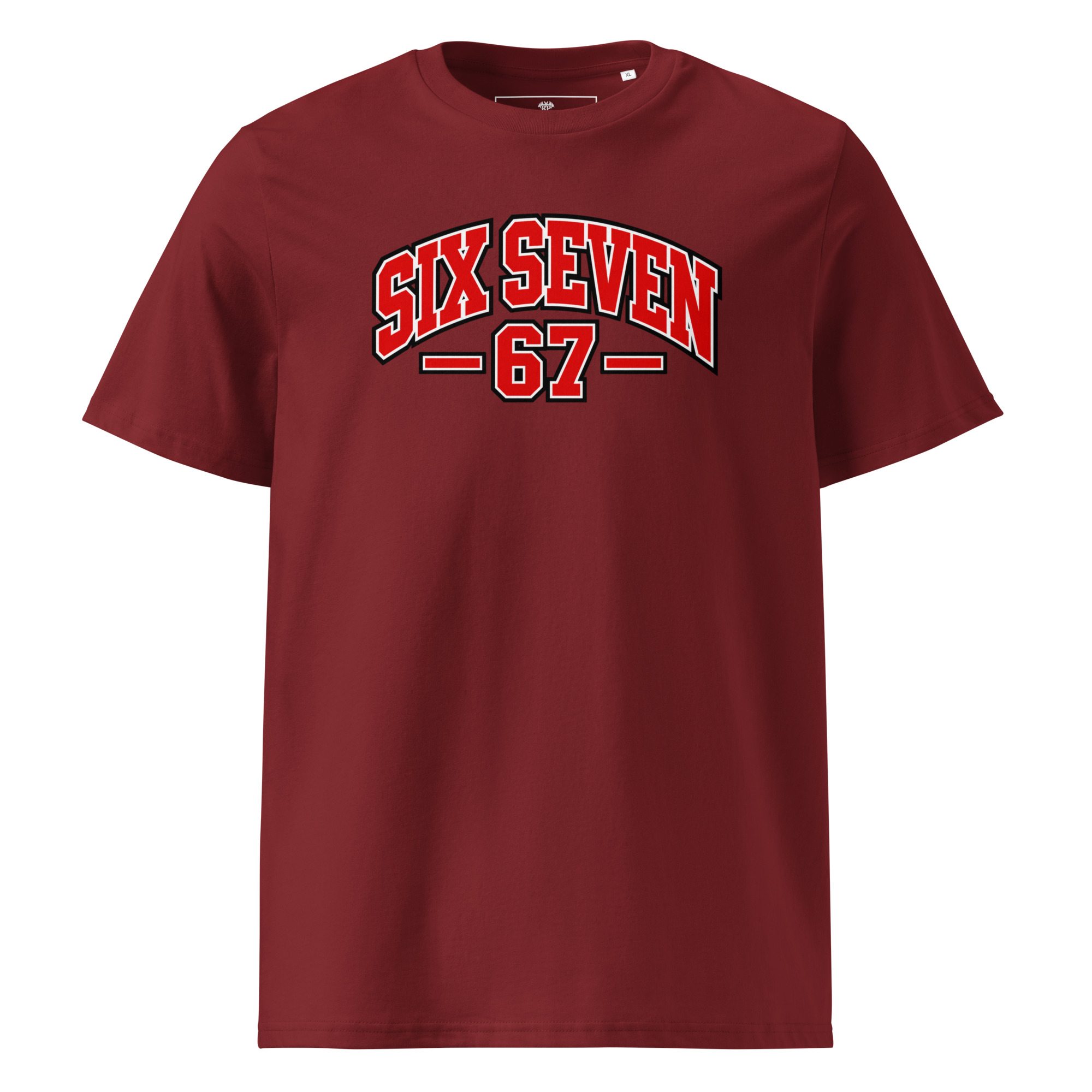 67 T-Shirt – Six Seven Frontprint im College Style – Bild 4