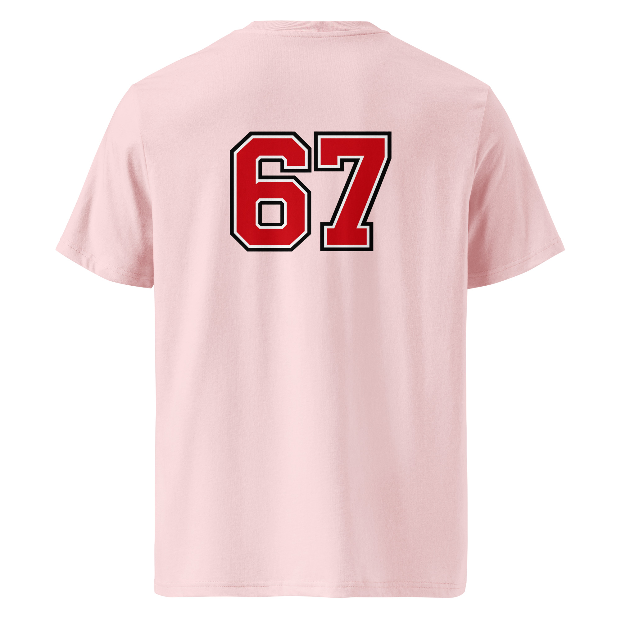 67 T-Shirt – Six Seven Backprint im Varsity-Style – Bild 11