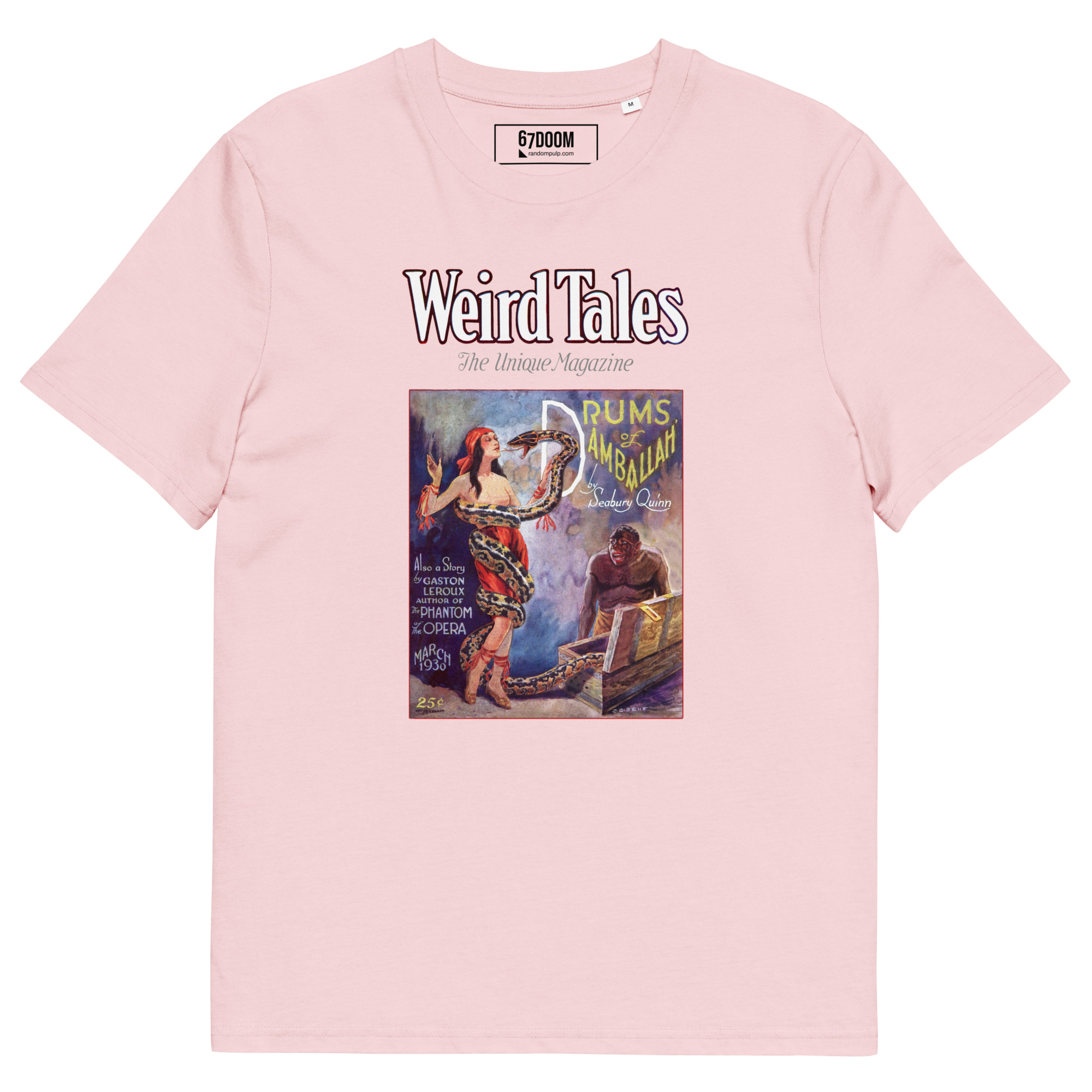 Weird Tales 1930 – Vintage T-Shirt mit historischem Cover „Drums of Damballah“ – Bild 13
