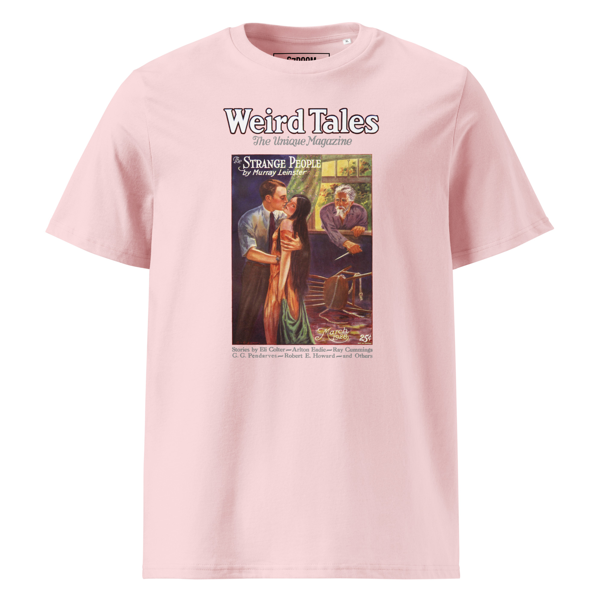 Weird Tales 1928 – Vintage T-Shirt mit historischem Cover „The Strange People“ – Bild 9