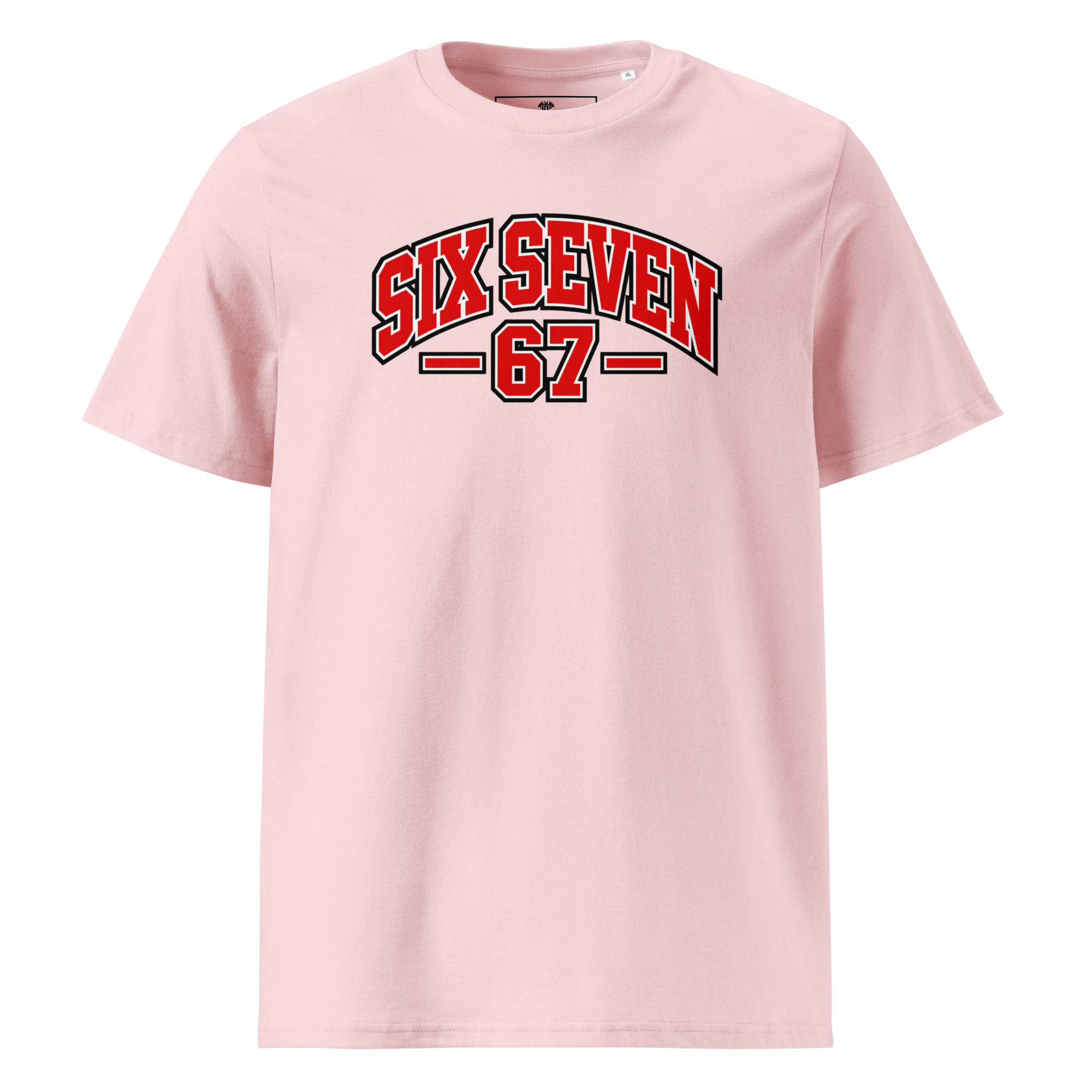 67 T-Shirt – Six Seven Frontprint im College Style – Bild 12