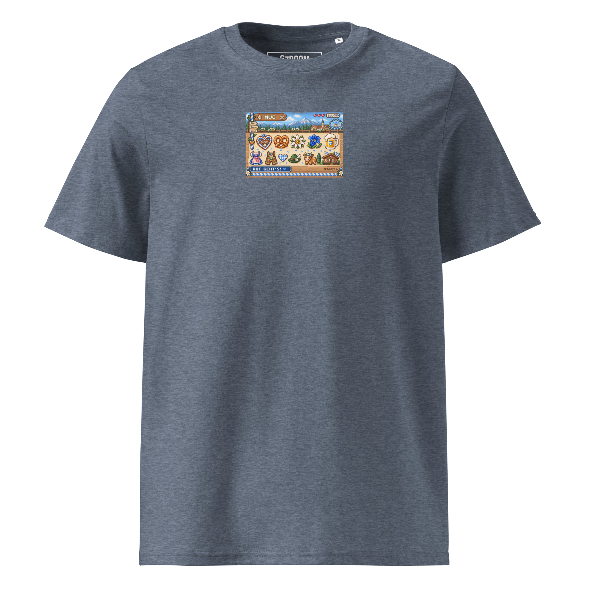 München Retro Pixel T-Shirt – MUC Expedition T-Shirt aus Bio-Baumwolle – Bild 7