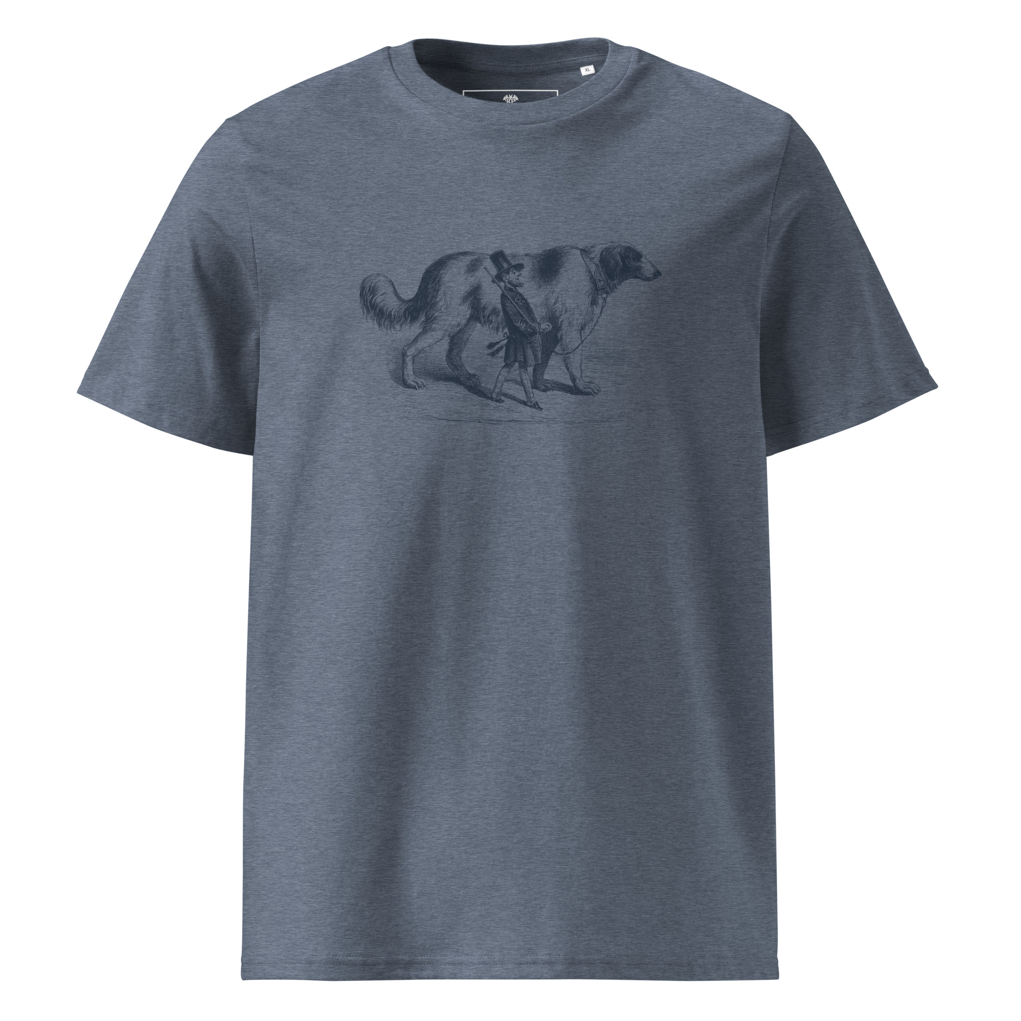 Vintage T-Shirt Grandville 1844 – Mann mit Hund – Bild 2