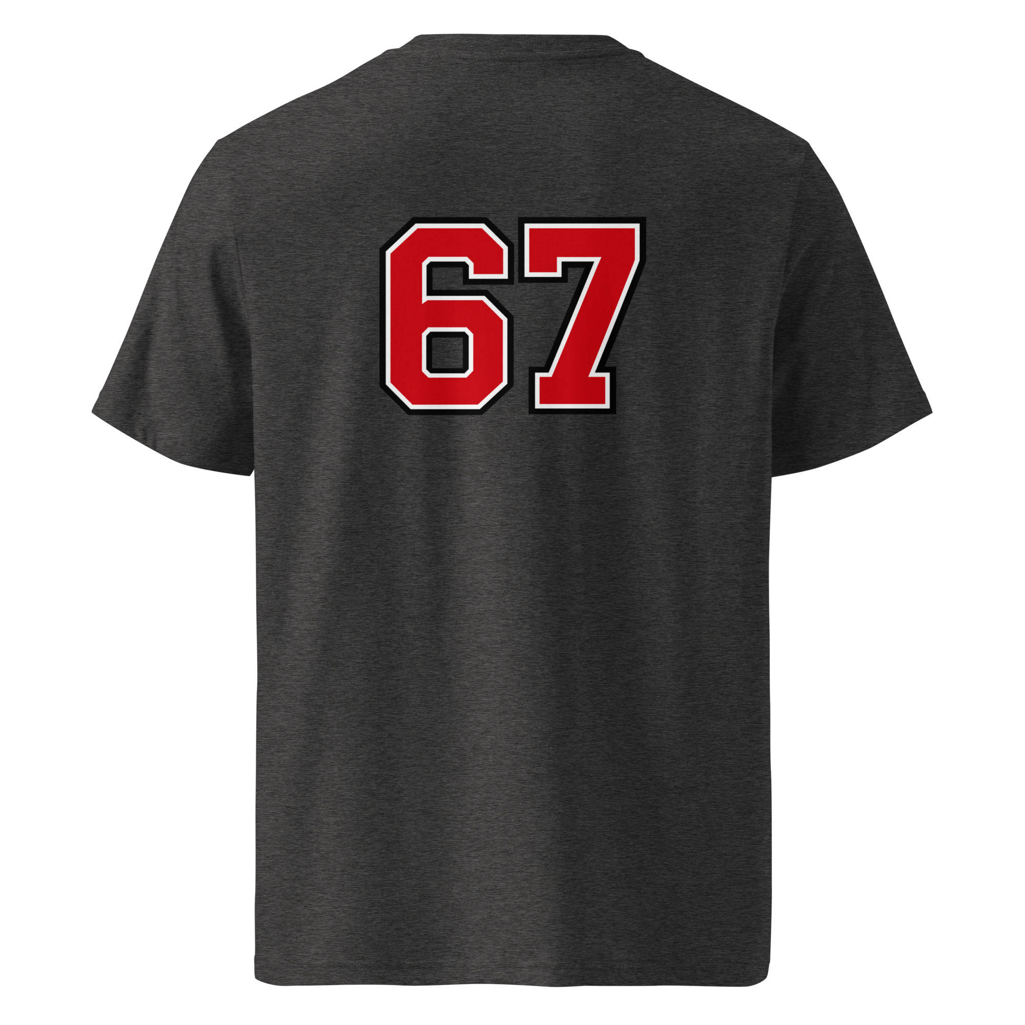67 T-Shirt – Six Seven Backprint im Varsity-Style – Bild 4