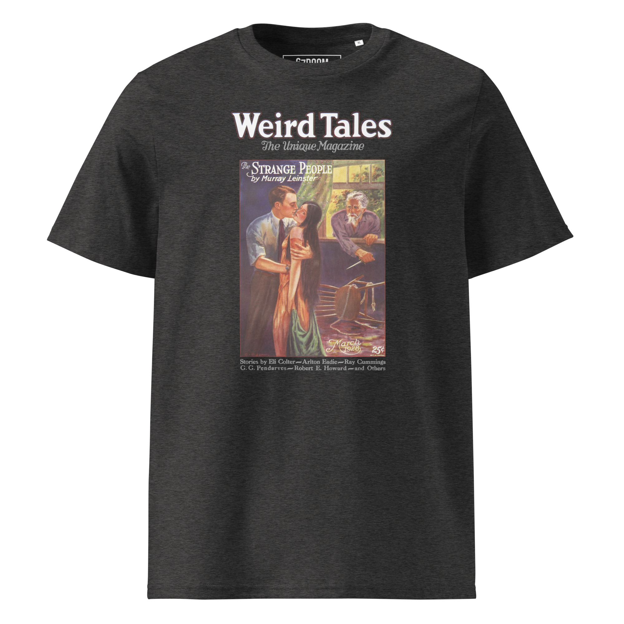 Weird Tales 1928 – Vintage T-Shirt mit historischem Cover „The Strange People“ – Bild 2