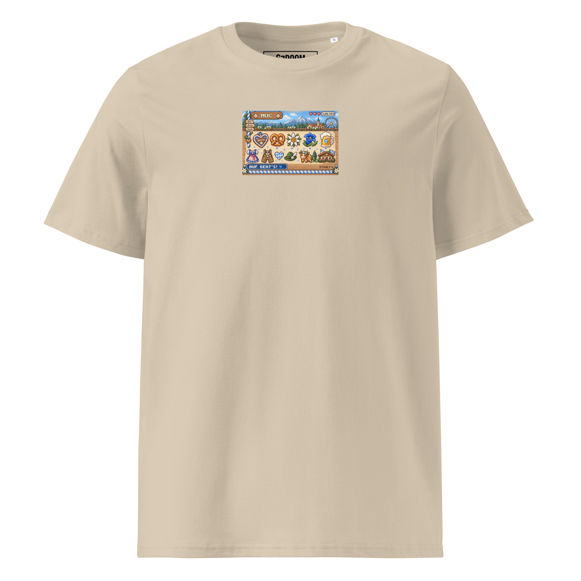 München Retro Pixel T-Shirt – MUC Expedition T-Shirt aus Bio-Baumwolle – Bild 9
