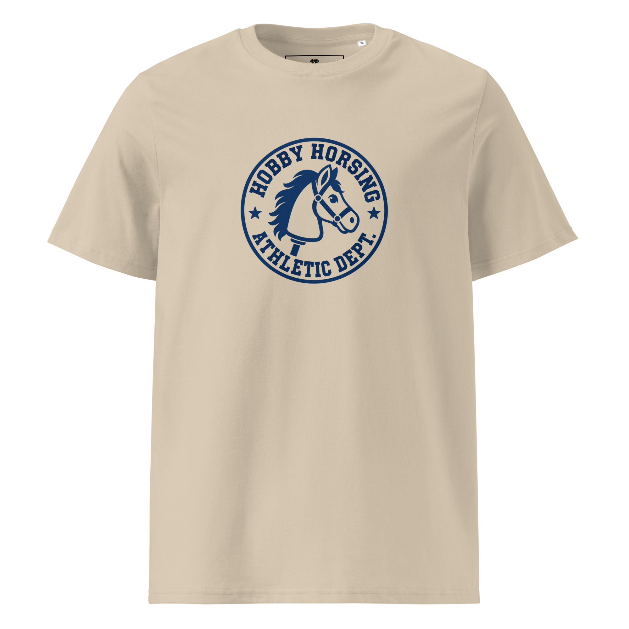 Hobby Horse T-Shirt im Retro College Style in Desert Dust