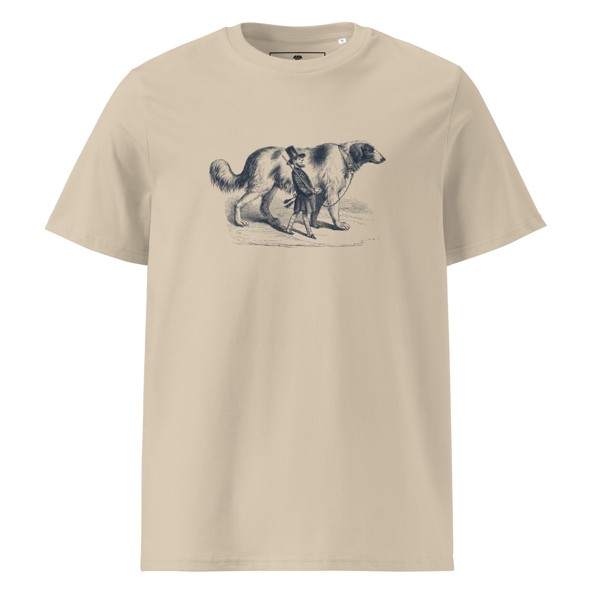Vintage T-Shirt Grandville 1844 – Mann mit Hund – Bild 4