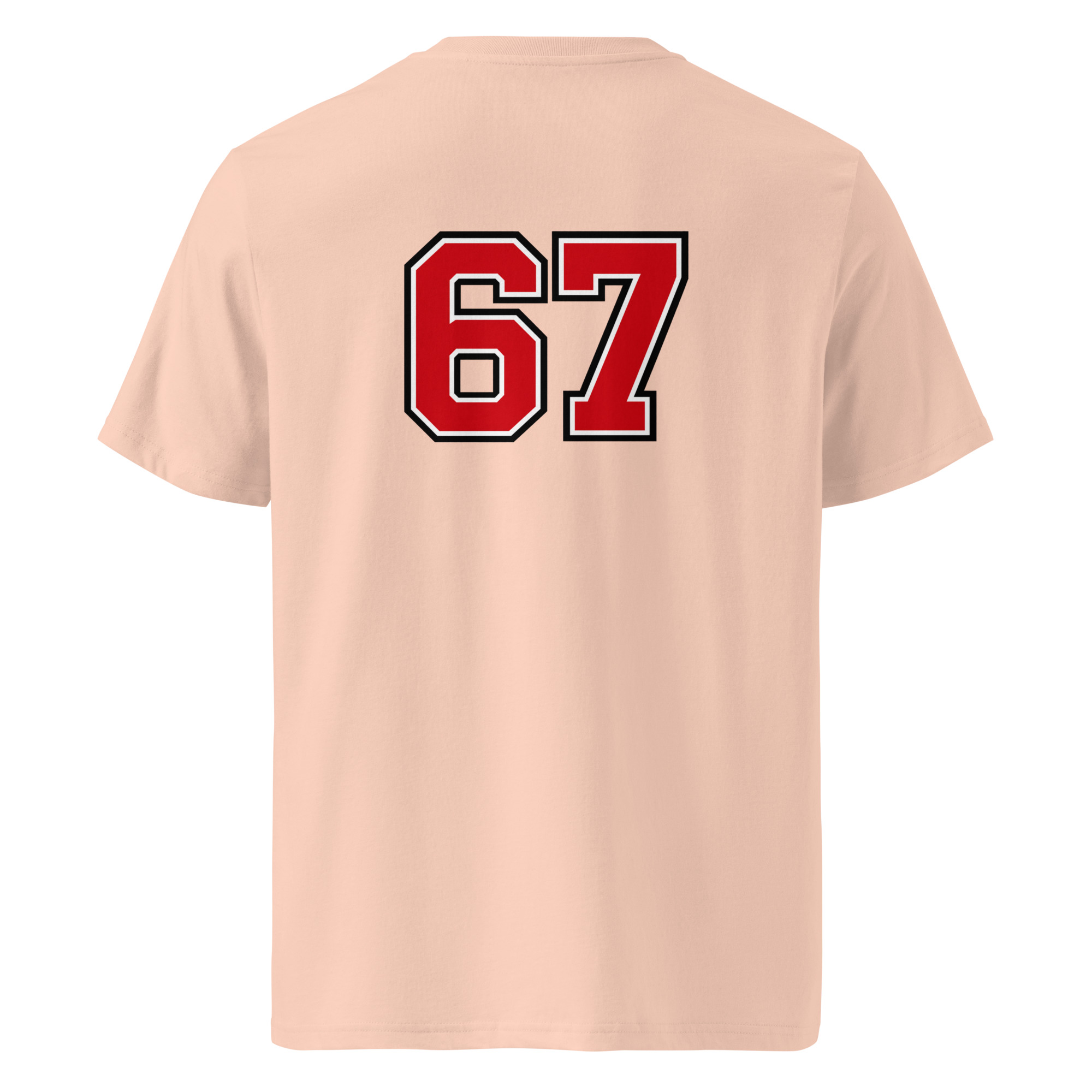 67 T-Shirt – Six Seven Backprint im Varsity-Style – Bild 10