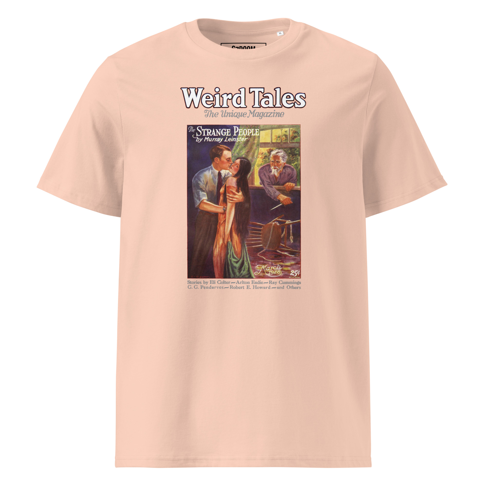 Weird Tales 1928 – Vintage T-Shirt mit historischem Cover „The Strange People“ – Bild 10