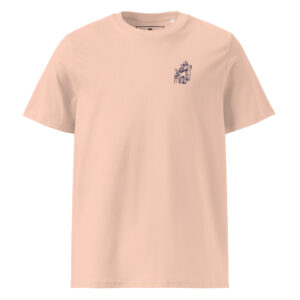Posada – Calavera mit Zeitung T-Shirt aus Bio-Baumwolle