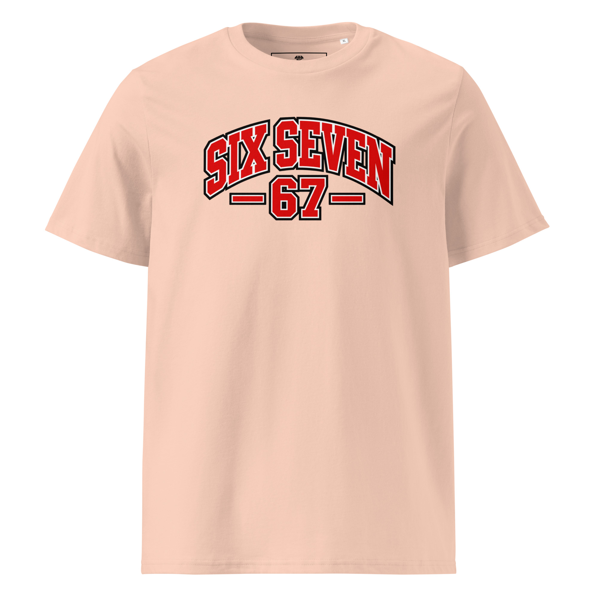 67 T-Shirt – Six Seven Frontprint im College Style – Bild 11
