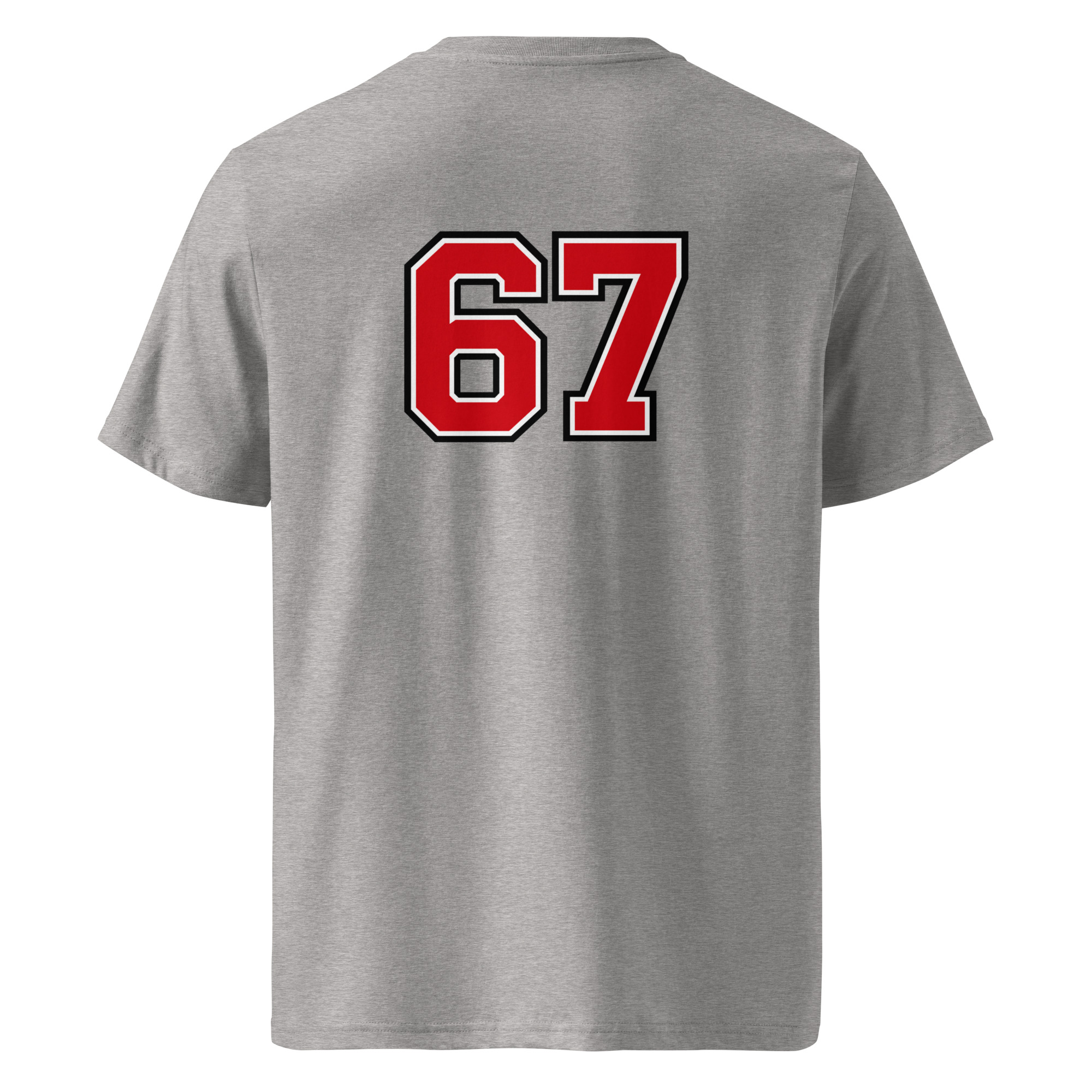 67 T-Shirt – Six Seven Backprint im Varsity-Style – Bild 8