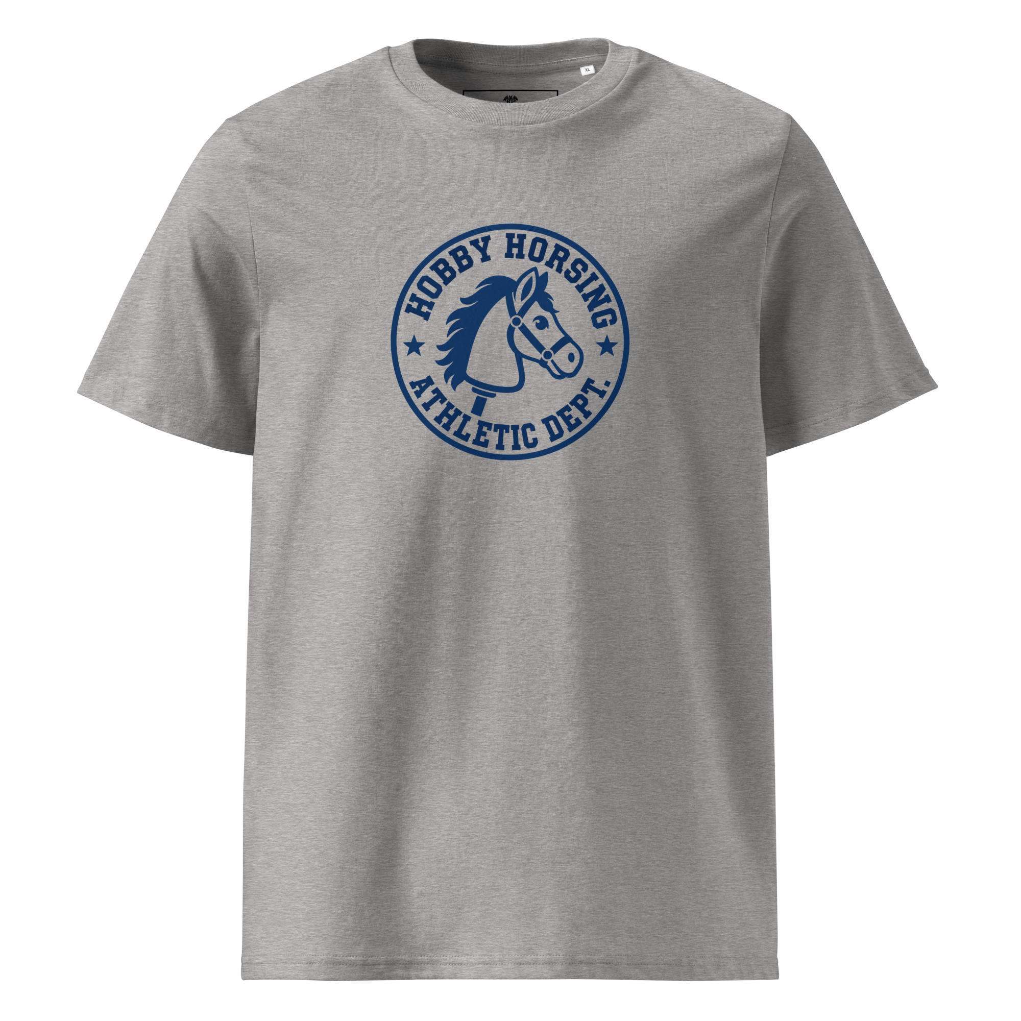 Hobby Horse T-Shirt im Retro College Style in Grau