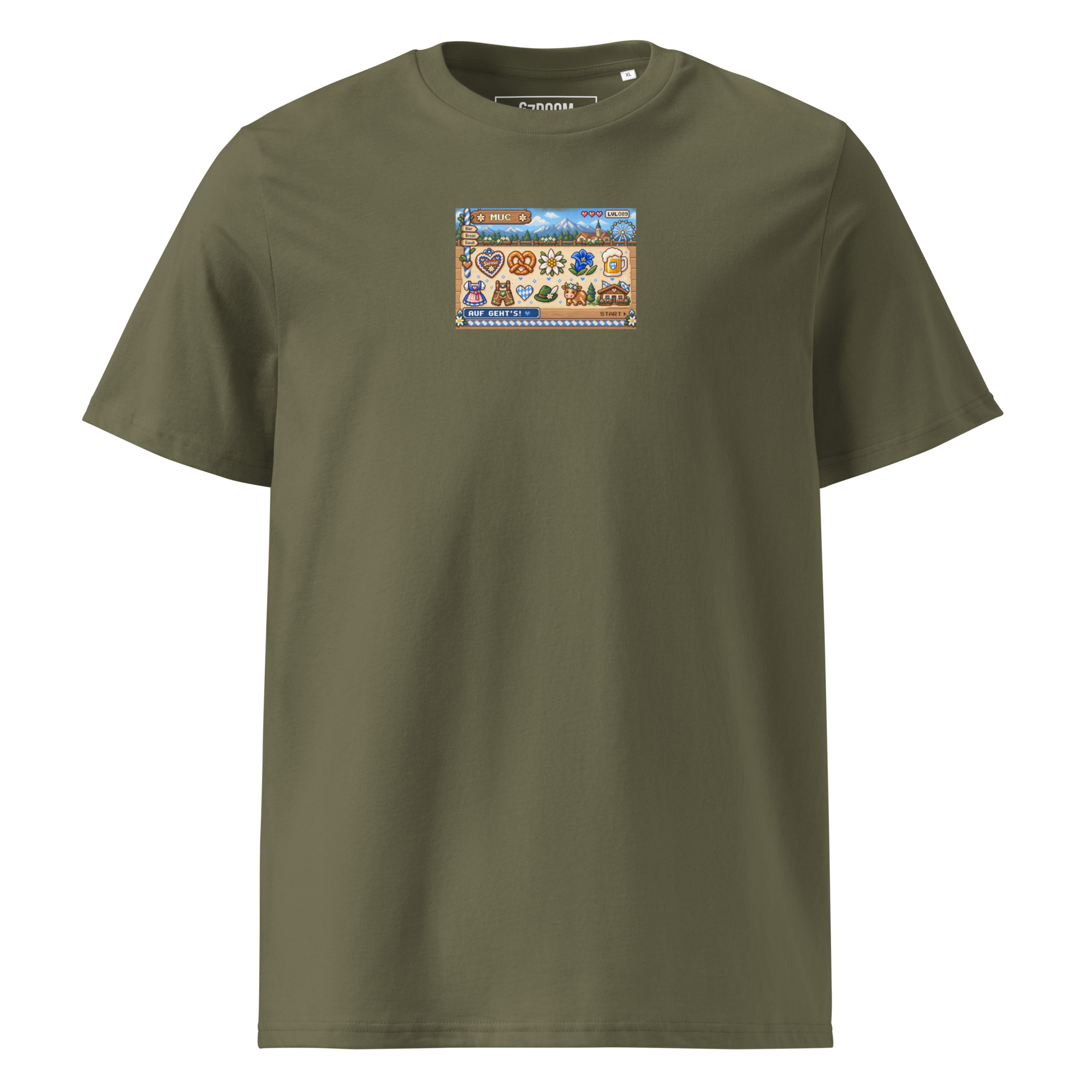 München Retro Pixel T-Shirt – MUC Expedition T-Shirt aus Bio-Baumwolle – Bild 6