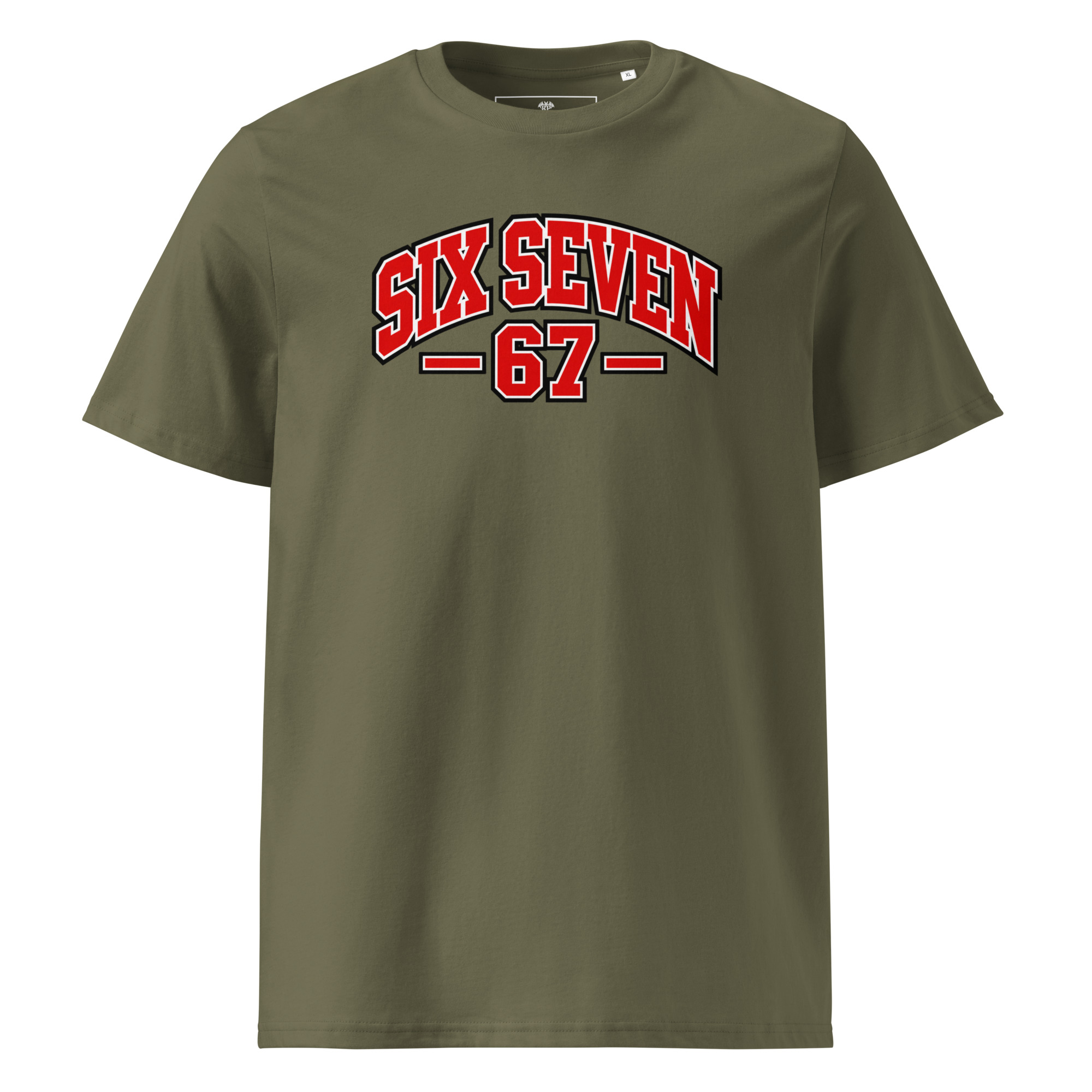 67 T-Shirt – Six Seven Frontprint im College Style – Bild 7