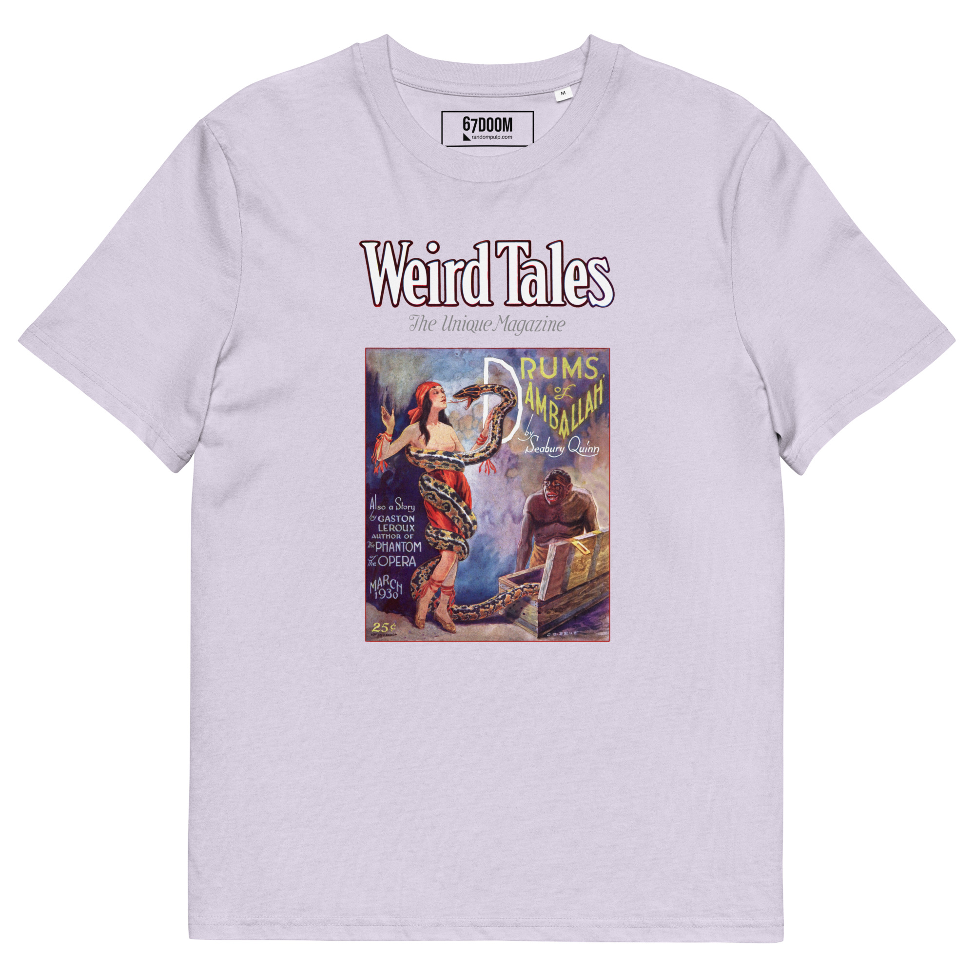 Weird Tales 1930 – Vintage T-Shirt mit historischem Cover „Drums of Damballah“ – Bild 14
