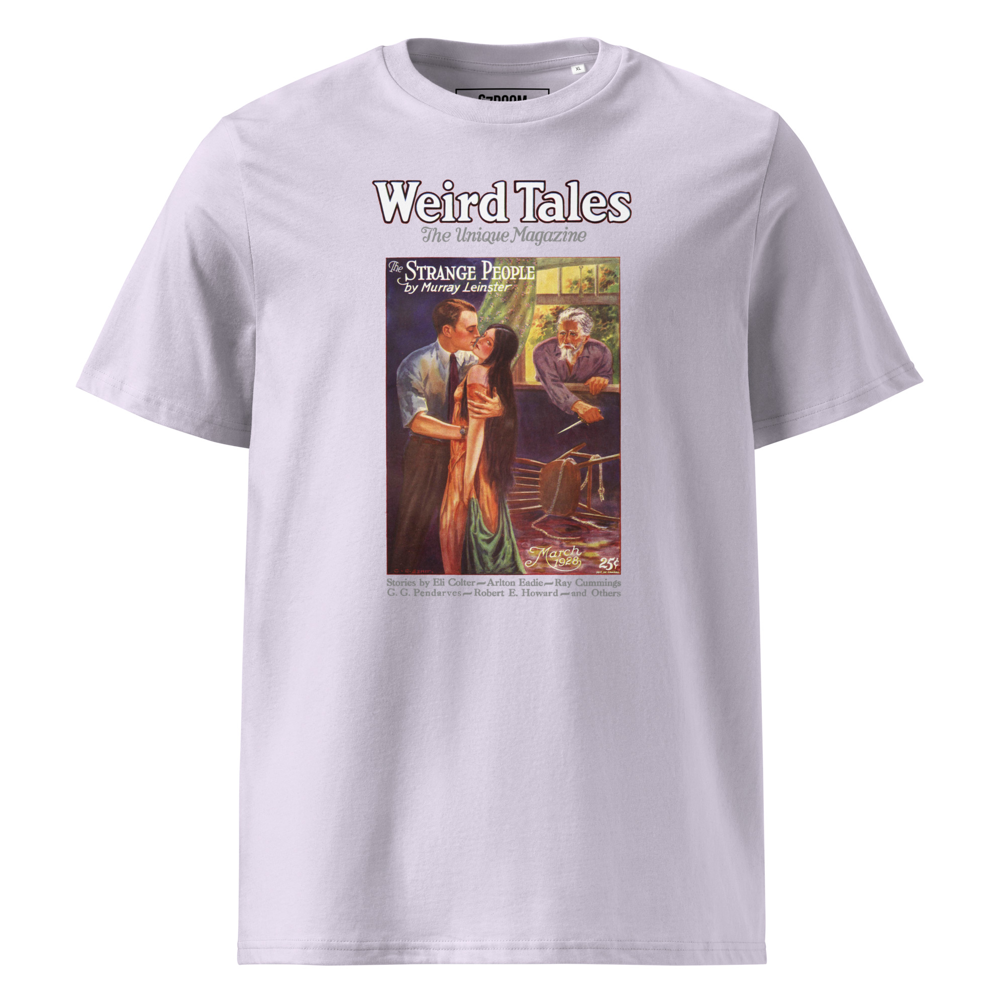 Weird Tales 1928 – Vintage T-Shirt mit historischem Cover „The Strange People“ – Bild 8