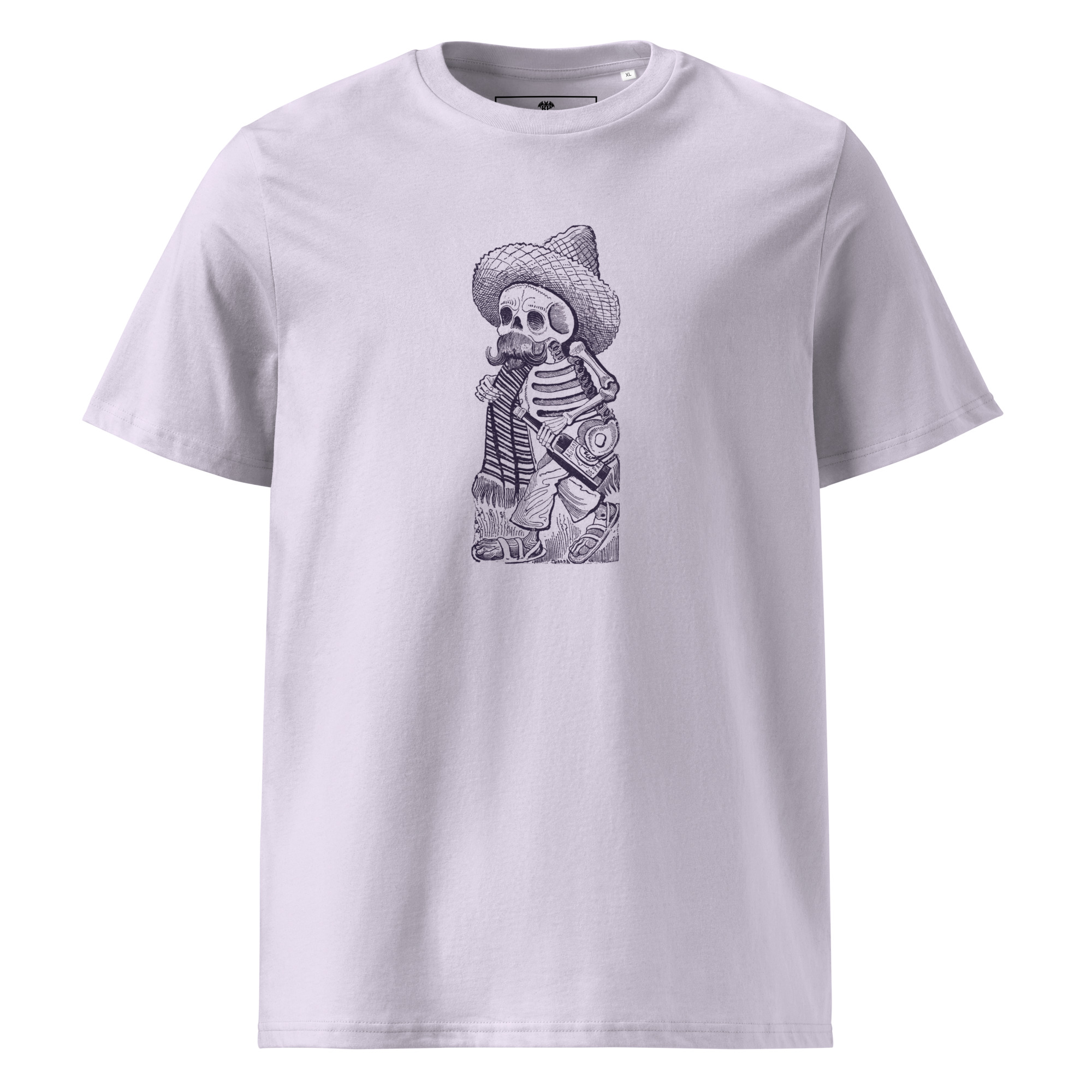 Posada 1910 – Calavera mit Flasche T-Shirt aus Bio-Baumwolle – Bild 5