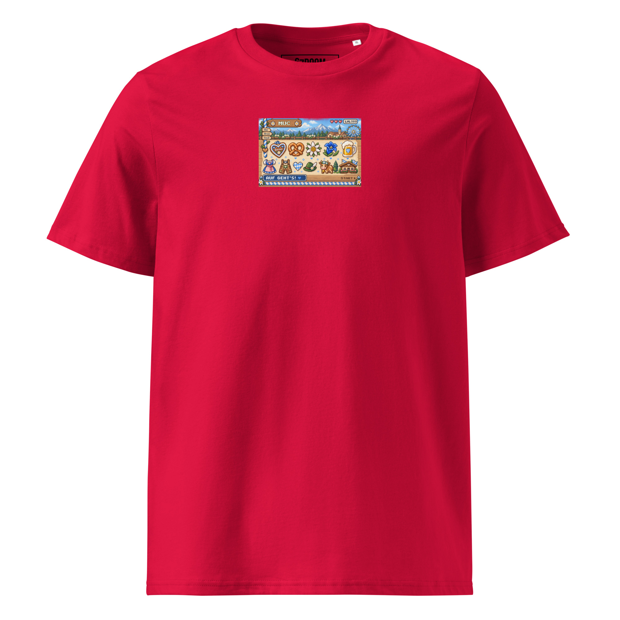 München Retro Pixel T-Shirt – MUC Expedition T-Shirt aus Bio-Baumwolle – Bild 4