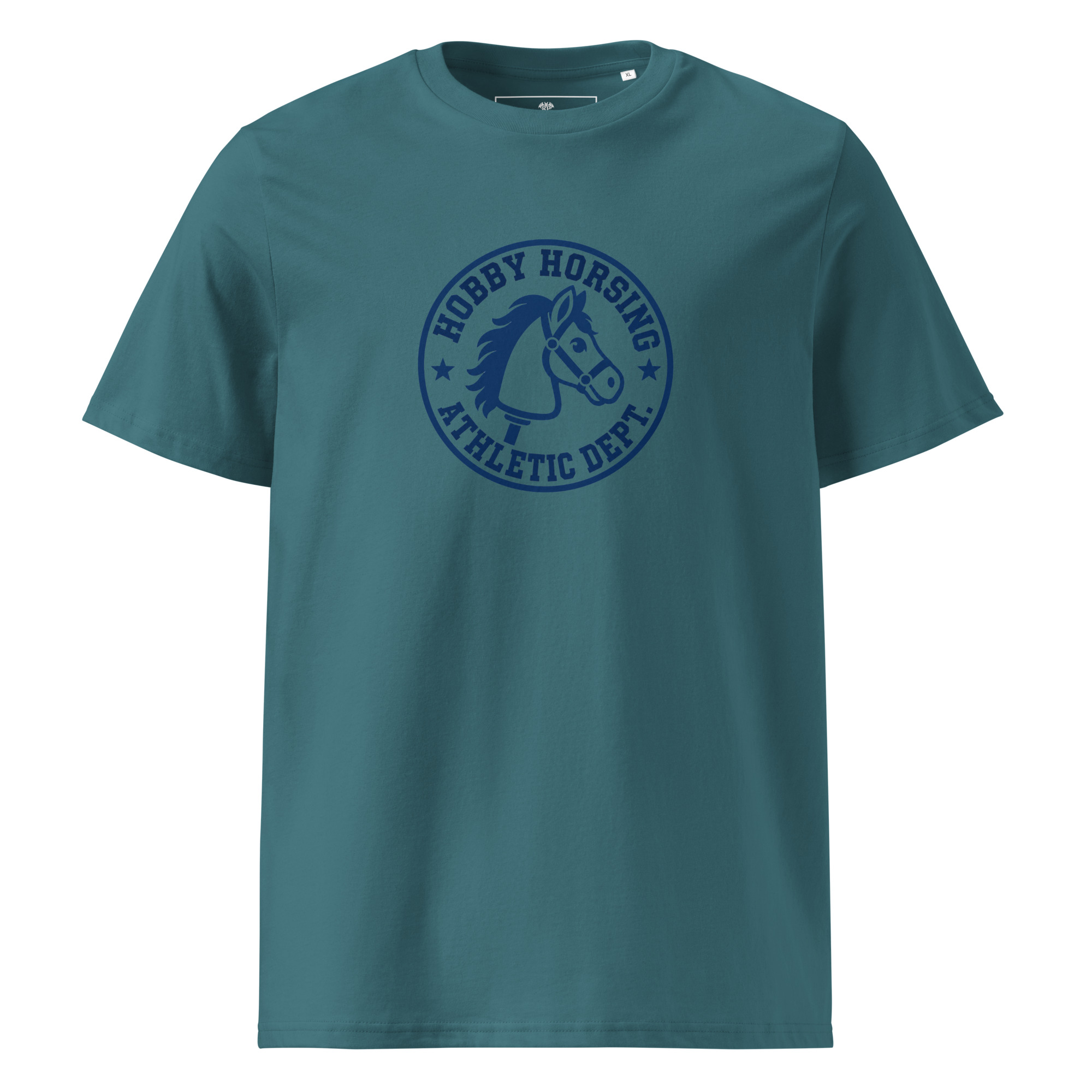 Hobby Horse T-Shirt im Retro College Style in Stargazer