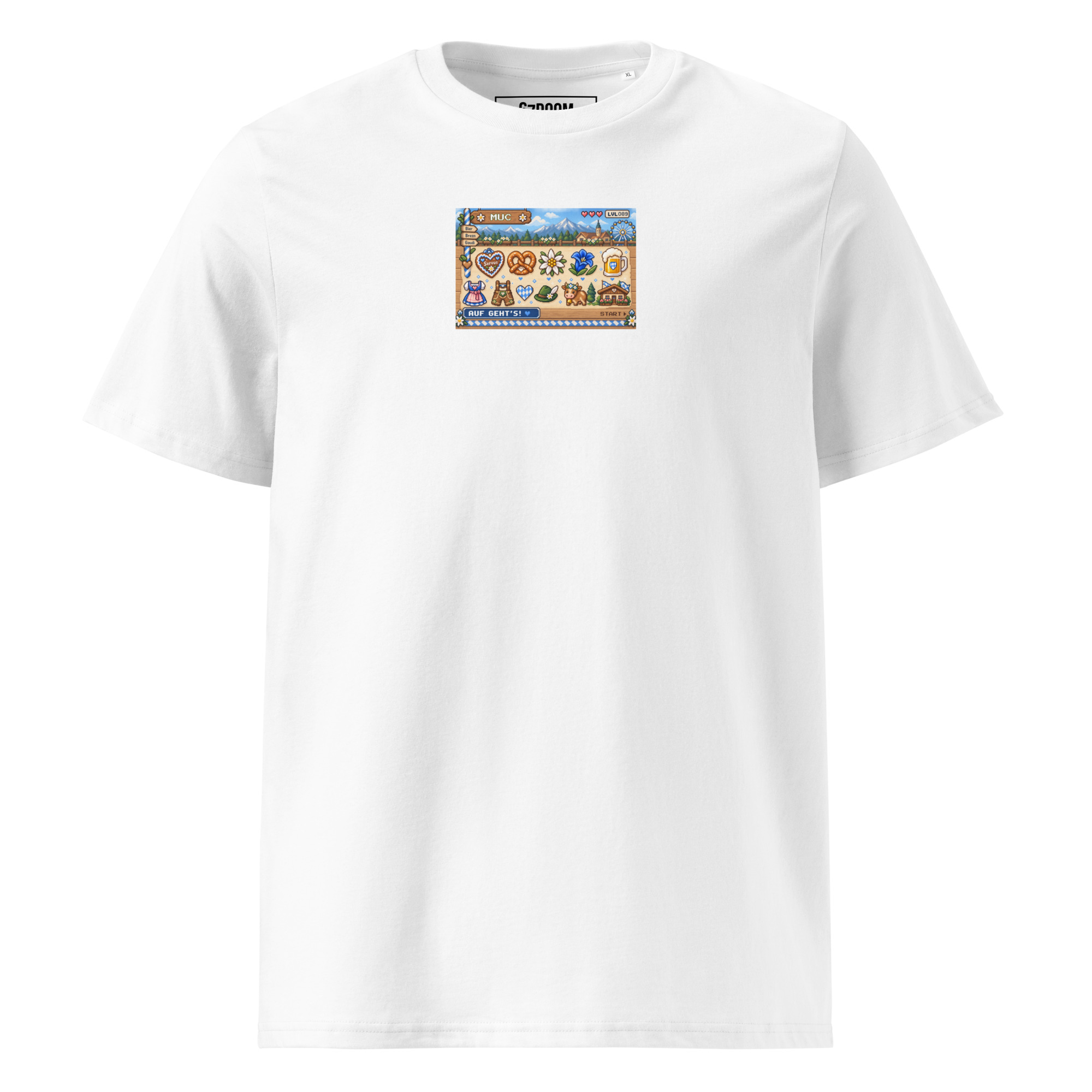 München Retro Pixel T-Shirt – MUC Expedition T-Shirt aus Bio-Baumwolle – Bild 13