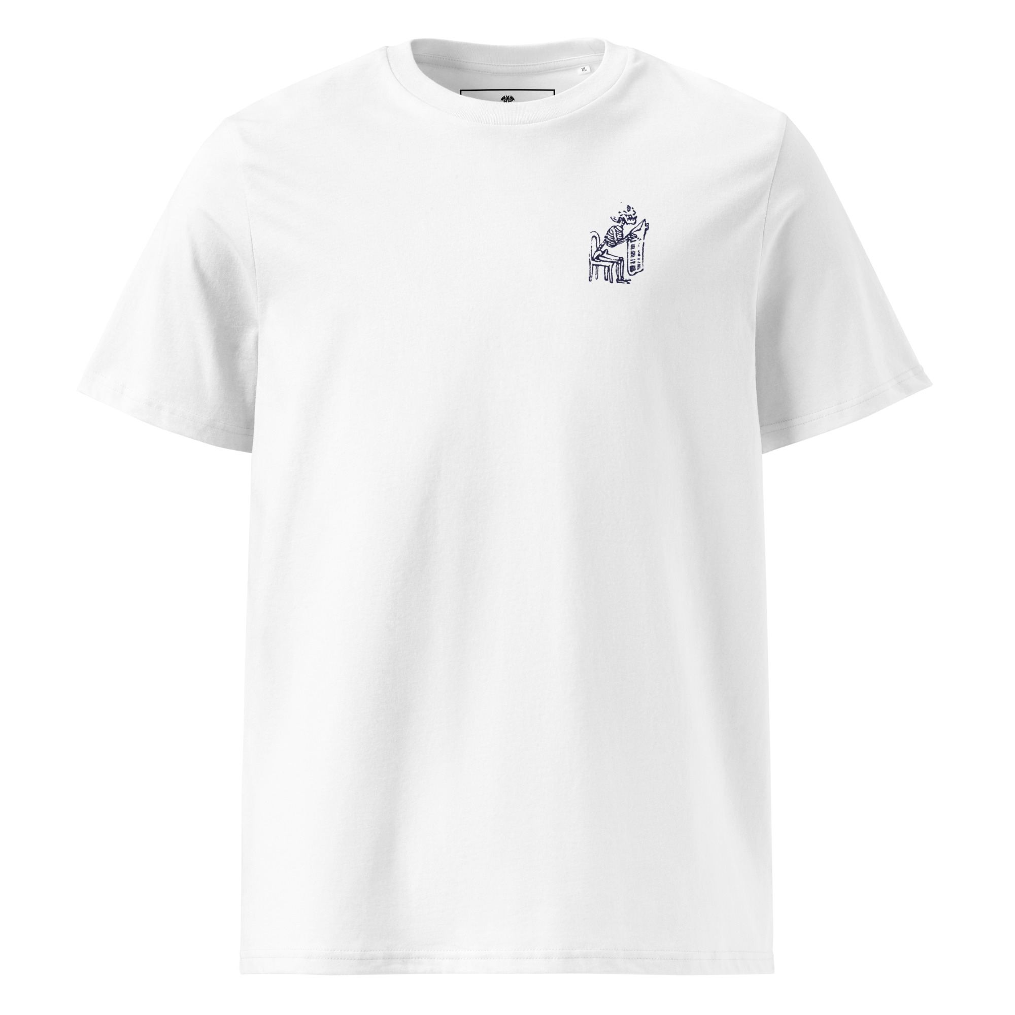 Posada – Calavera mit Zeitung T-Shirt aus Bio-Baumwolle – Bild 6