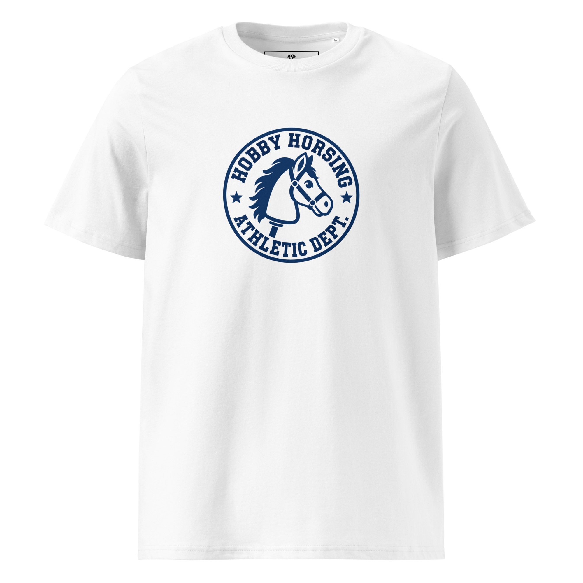 Hobby Horse T-Shirt im Retro College Style in Weiß