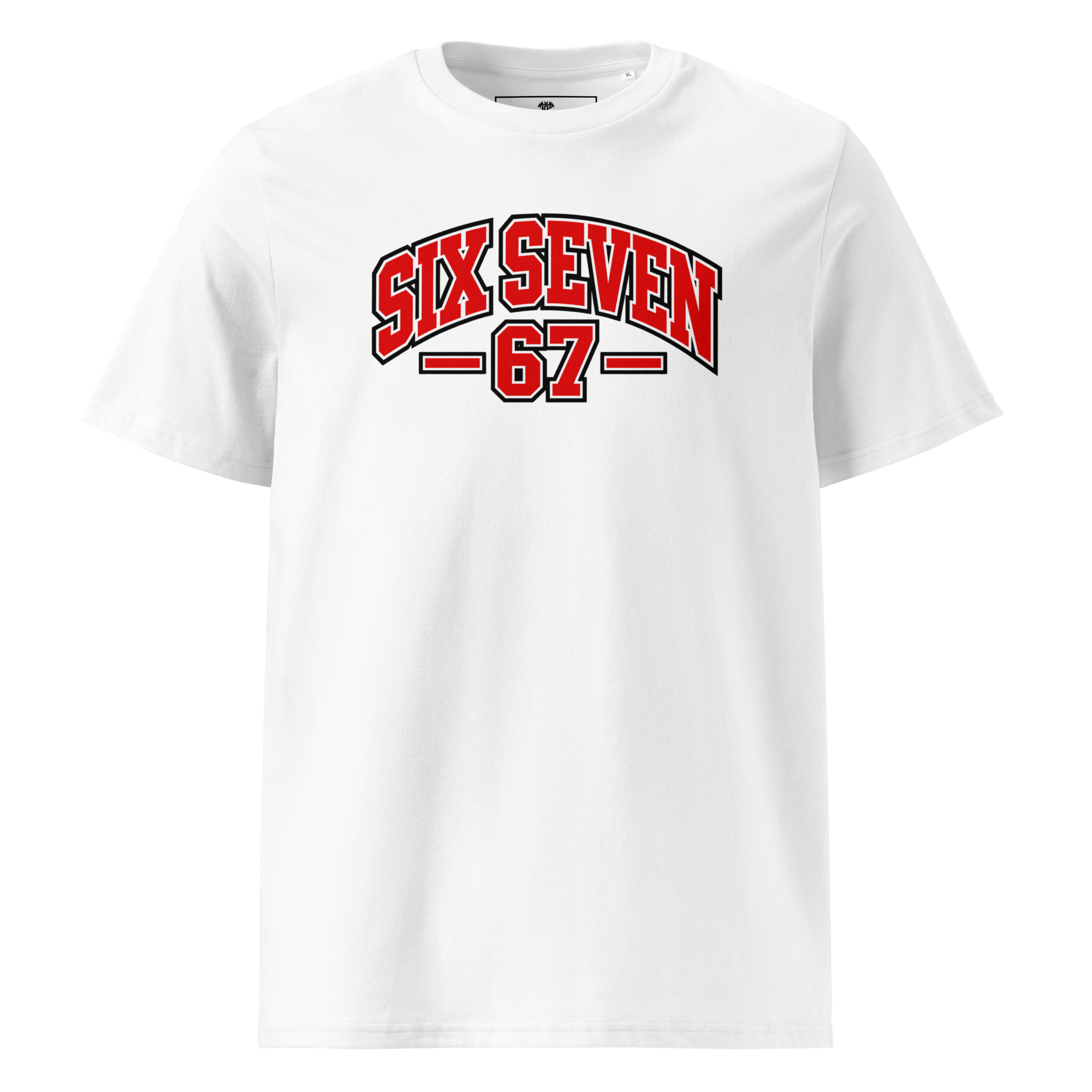 67 T-Shirt – Six Seven Frontprint im College Style – Bild 14
