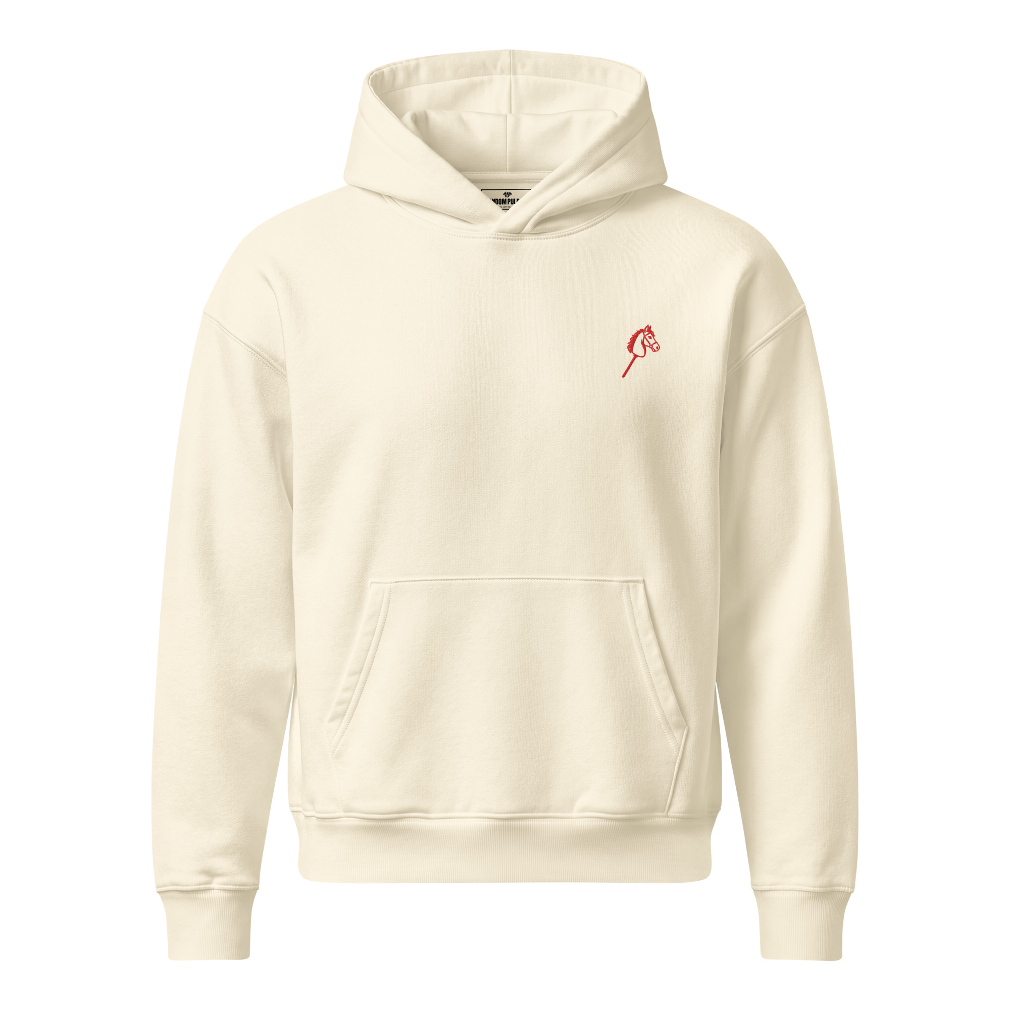 Bequemer Hobby Horse Stick Hoodie – Unisex Bio Hoodie – Bild 7