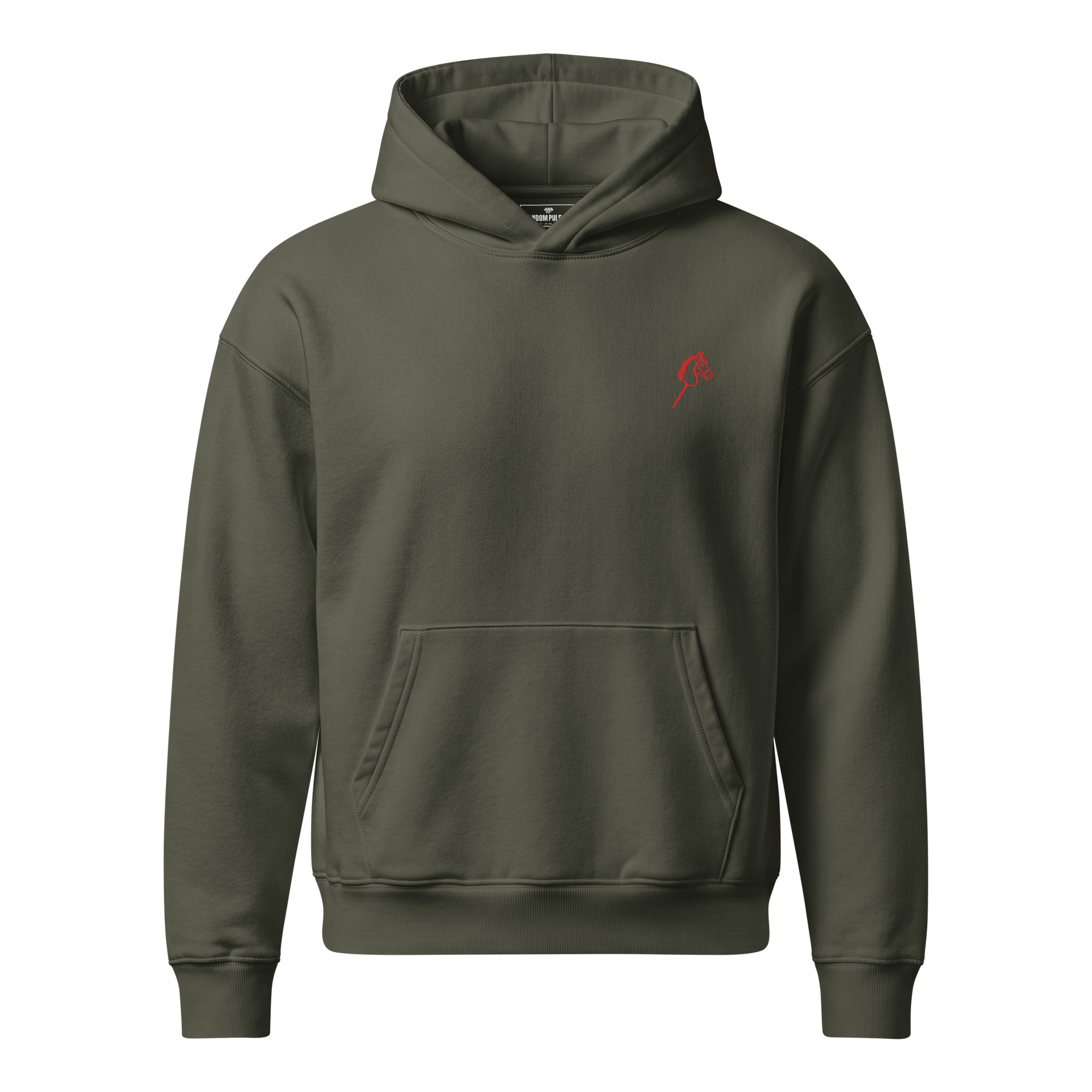 Bequemer Hobby Horse Stick Hoodie – Unisex Bio Hoodie – Bild 3