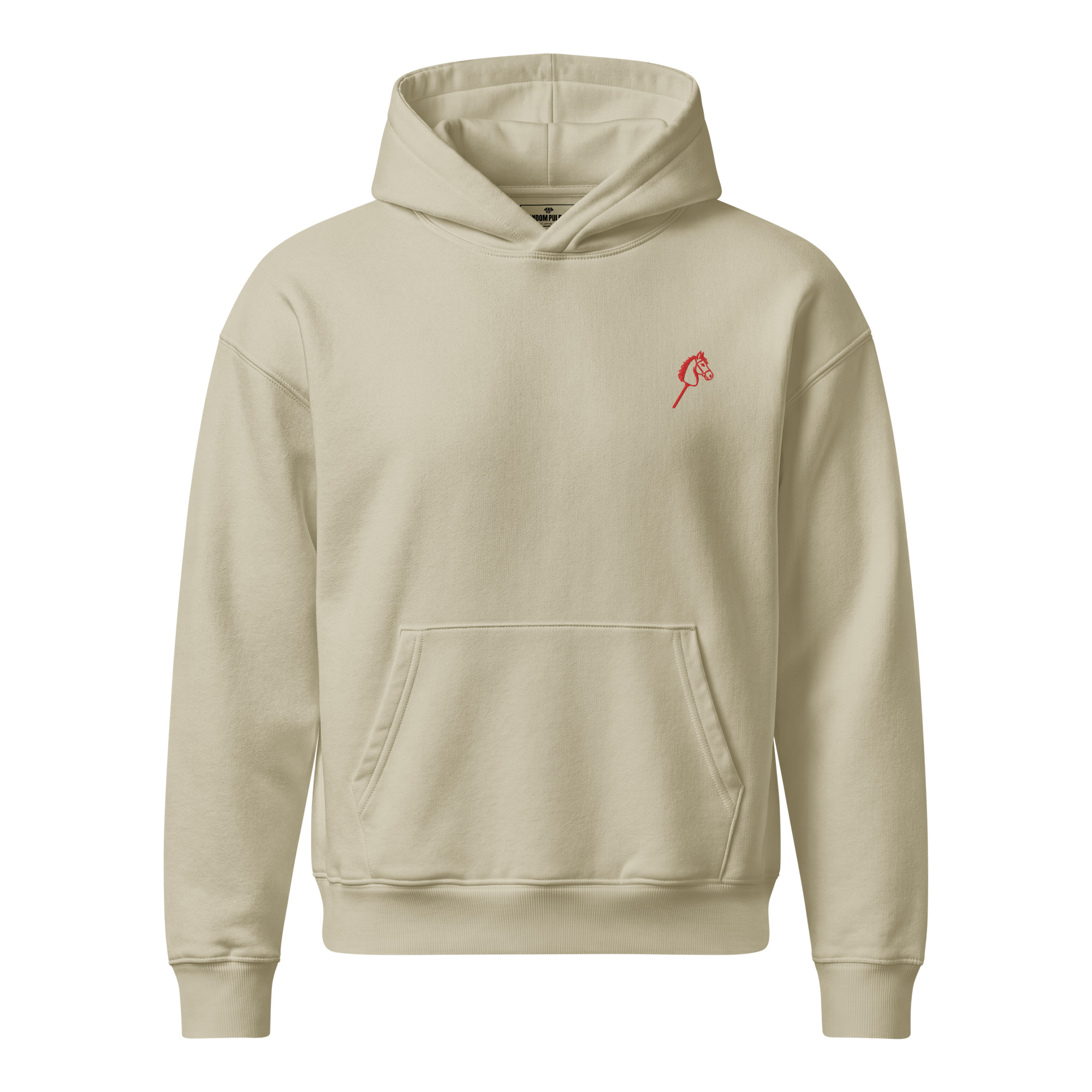 Bequemer Hobby Horse Stick Hoodie – Unisex Bio Hoodie – Bild 4