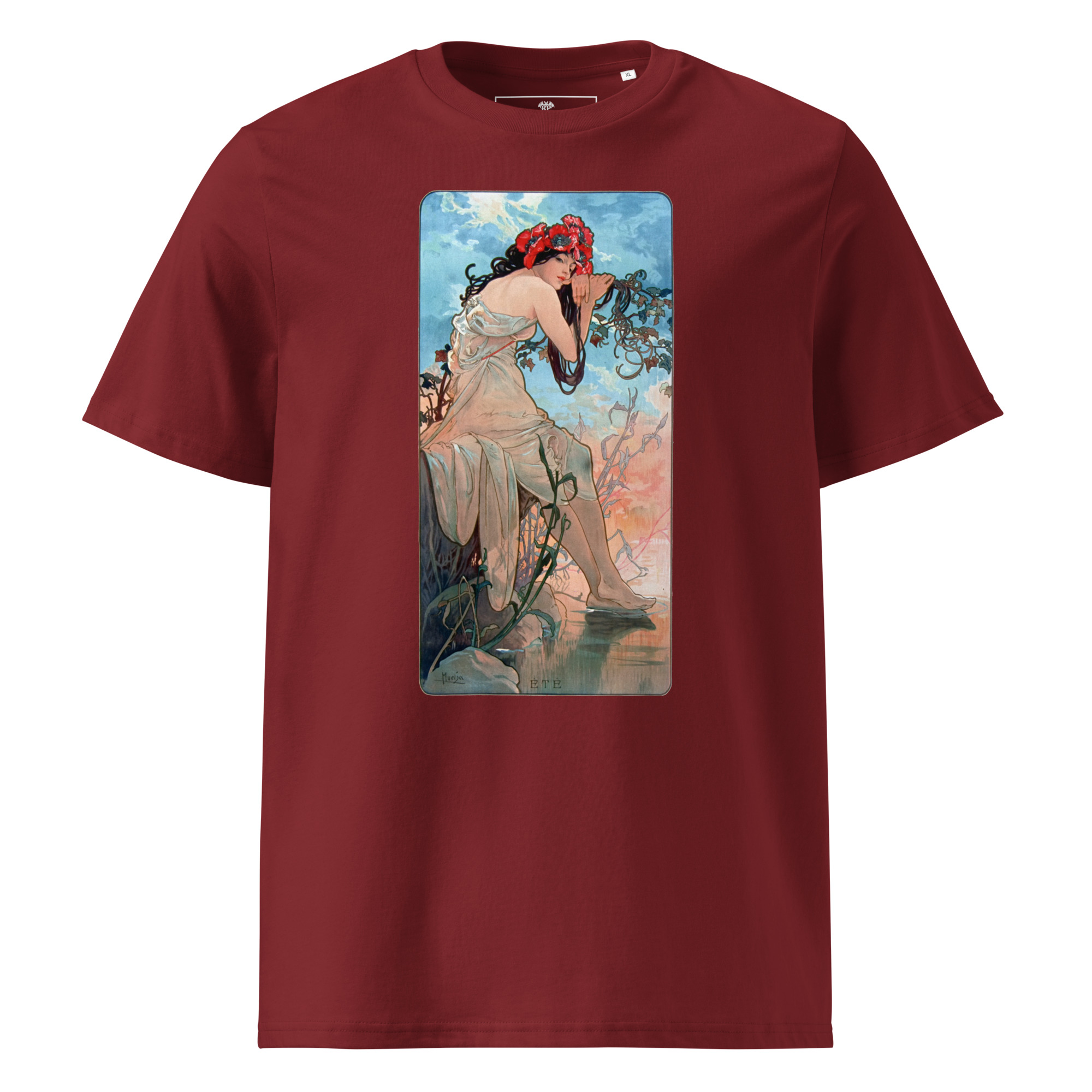 Alfons Mucha – Sommer 1896 T-Shirt – Bild 2
