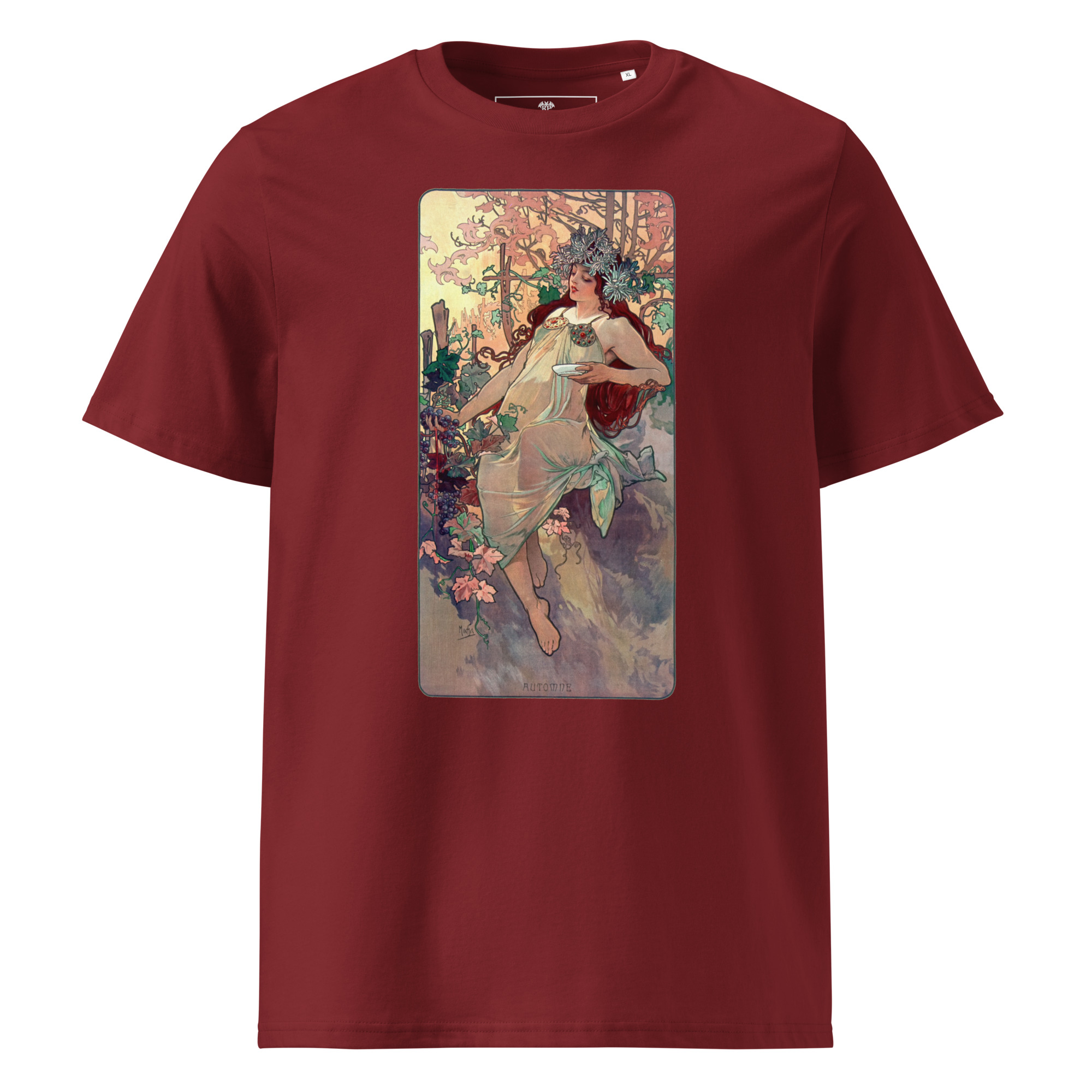 Alfons Mucha – Herbst 1896 T-Shirt – Bild 2