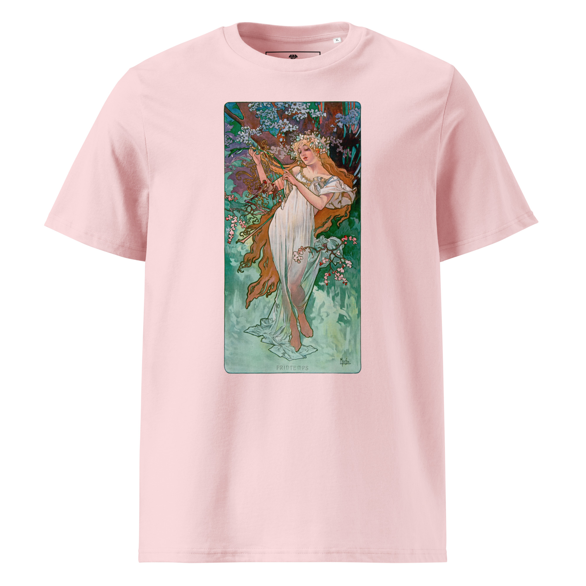 Alfons Mucha – Frühling 1896 T-Shirt T-Shirt – Bild 5