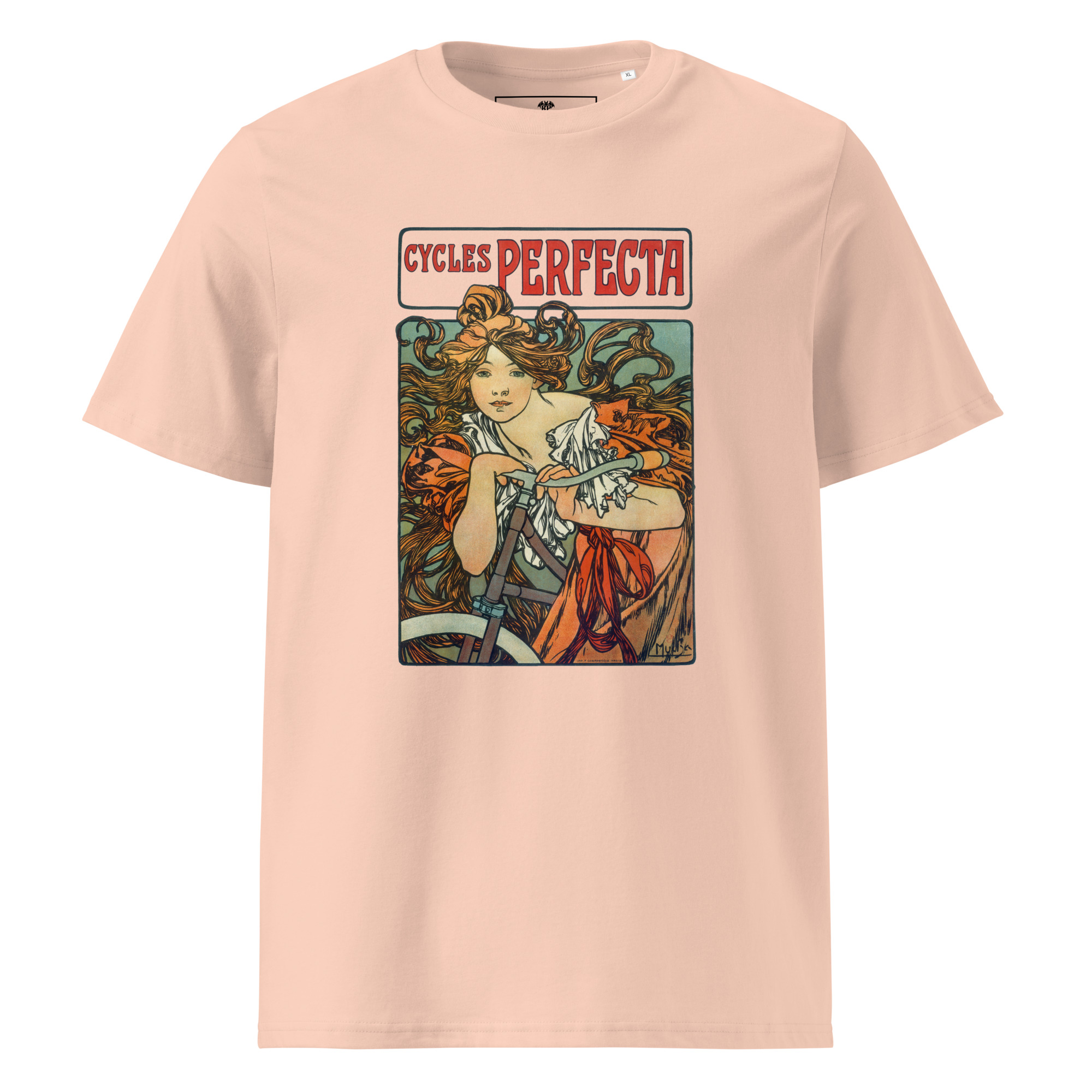 Alfons Mucha – T-Shirt Cycles Perfecta, 1902 – Bild 3