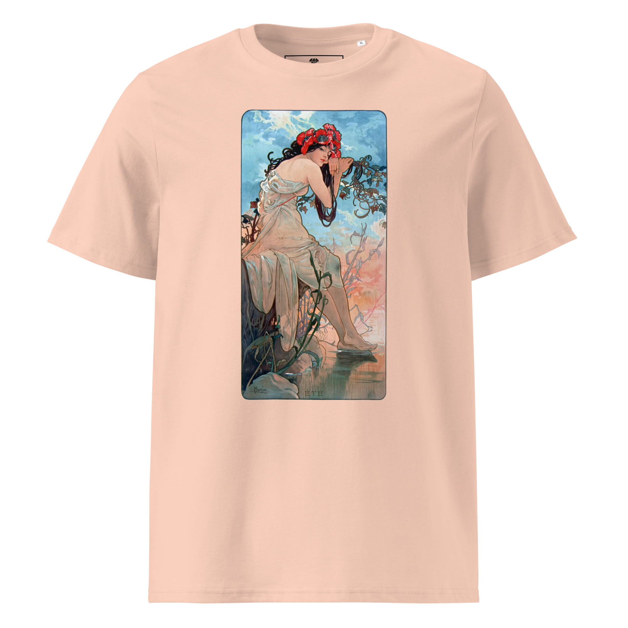Alfons Mucha – Sommer 1896 T-Shirt – Bild 5