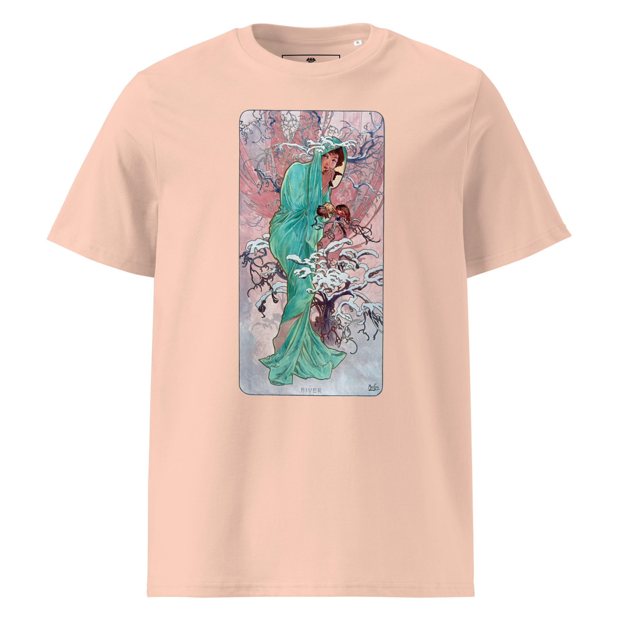 Alfons Mucha – Winter 1896 T-Shirt – Bild 6