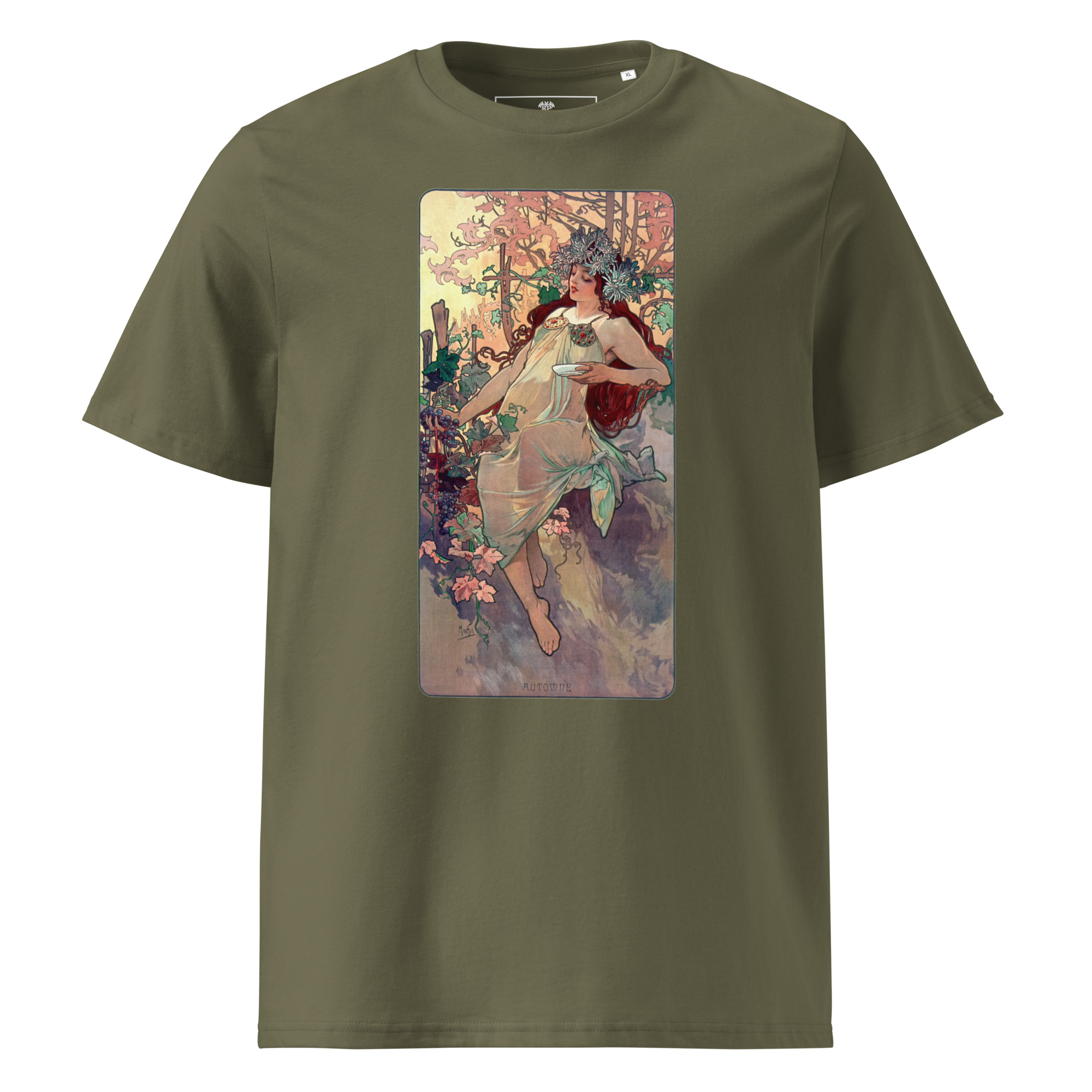 Alfons Mucha – Herbst 1896 T-Shirt – Bild 4
