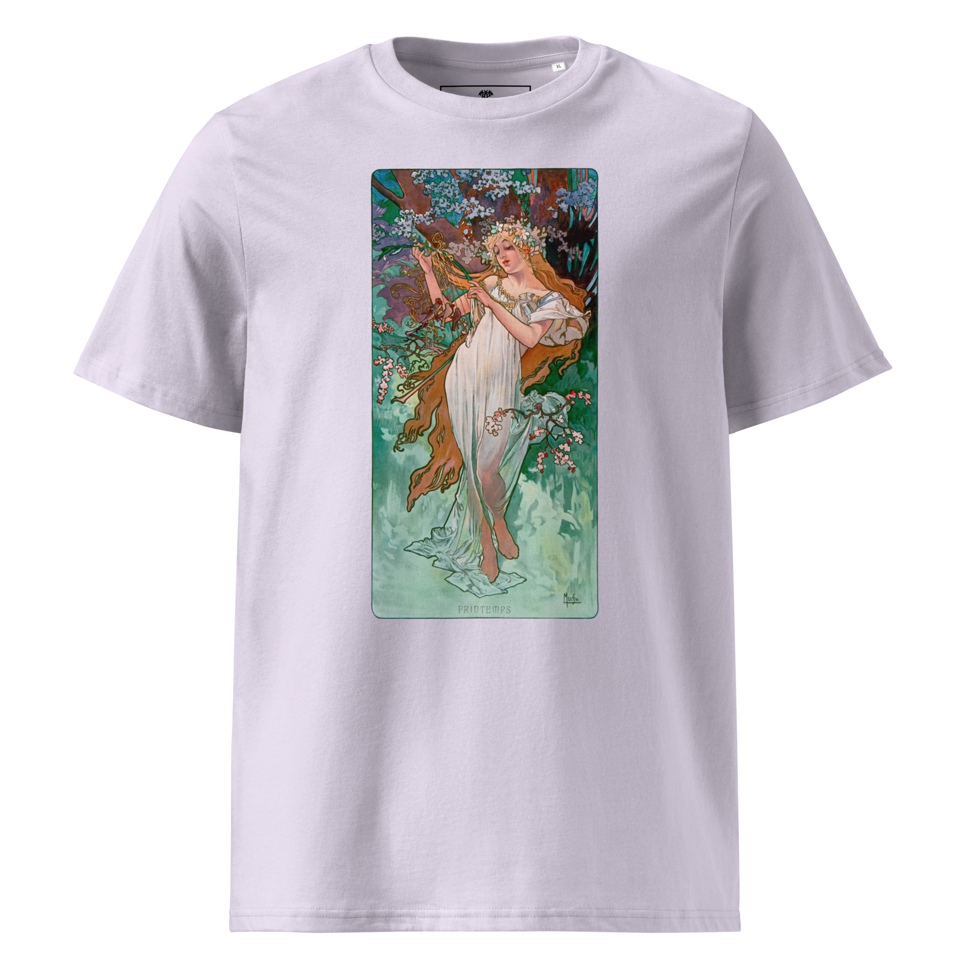 Alfons Mucha – Frühling 1896 T-Shirt T-Shirt – Bild 6