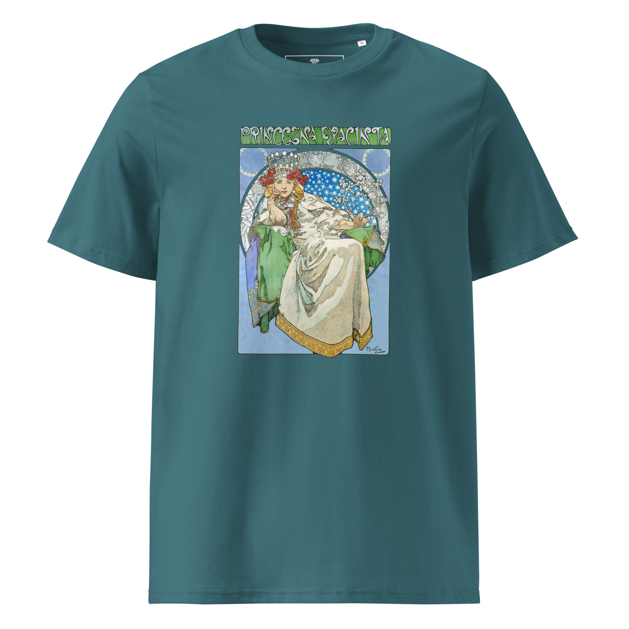 Alfons Mucha T-Shirt – Princess Hyacinth 1911 – Bild 5