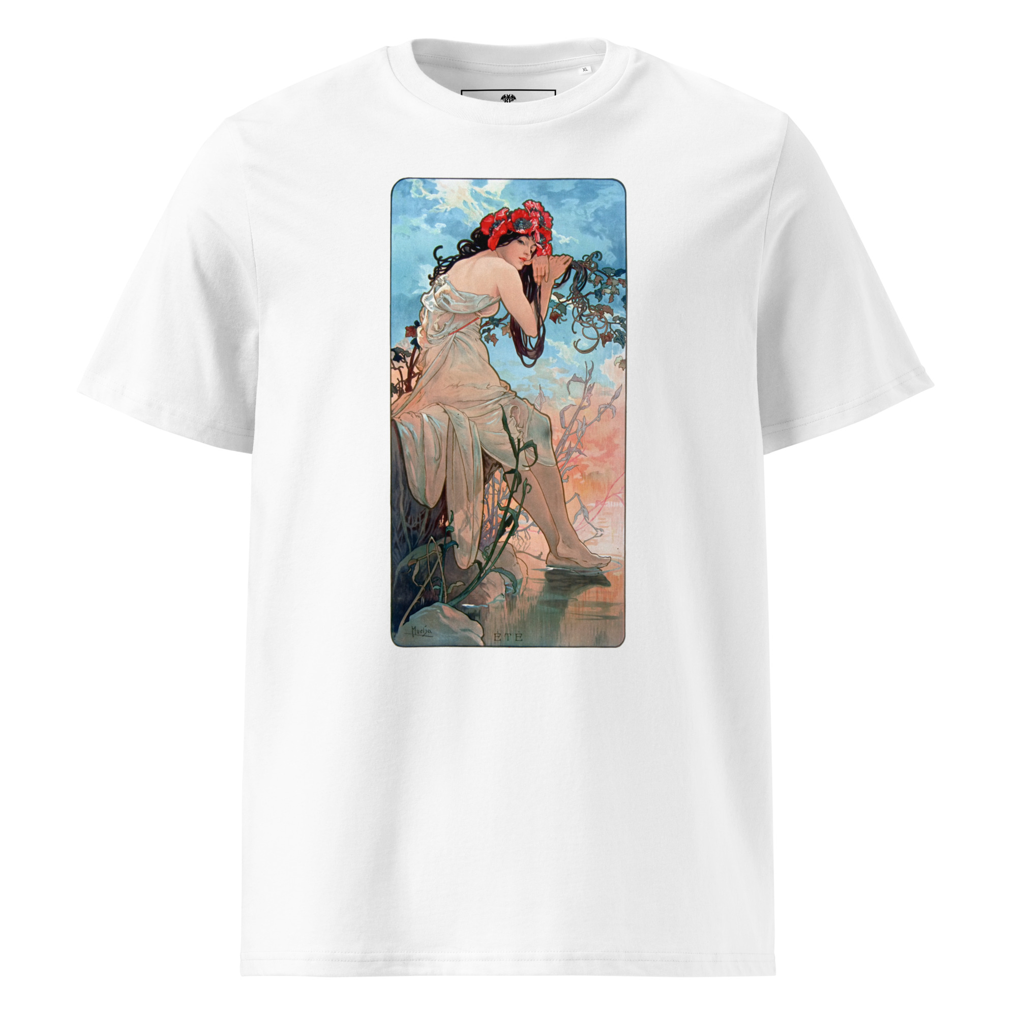 Alfons Mucha – Sommer 1896 T-Shirt – Bild 7