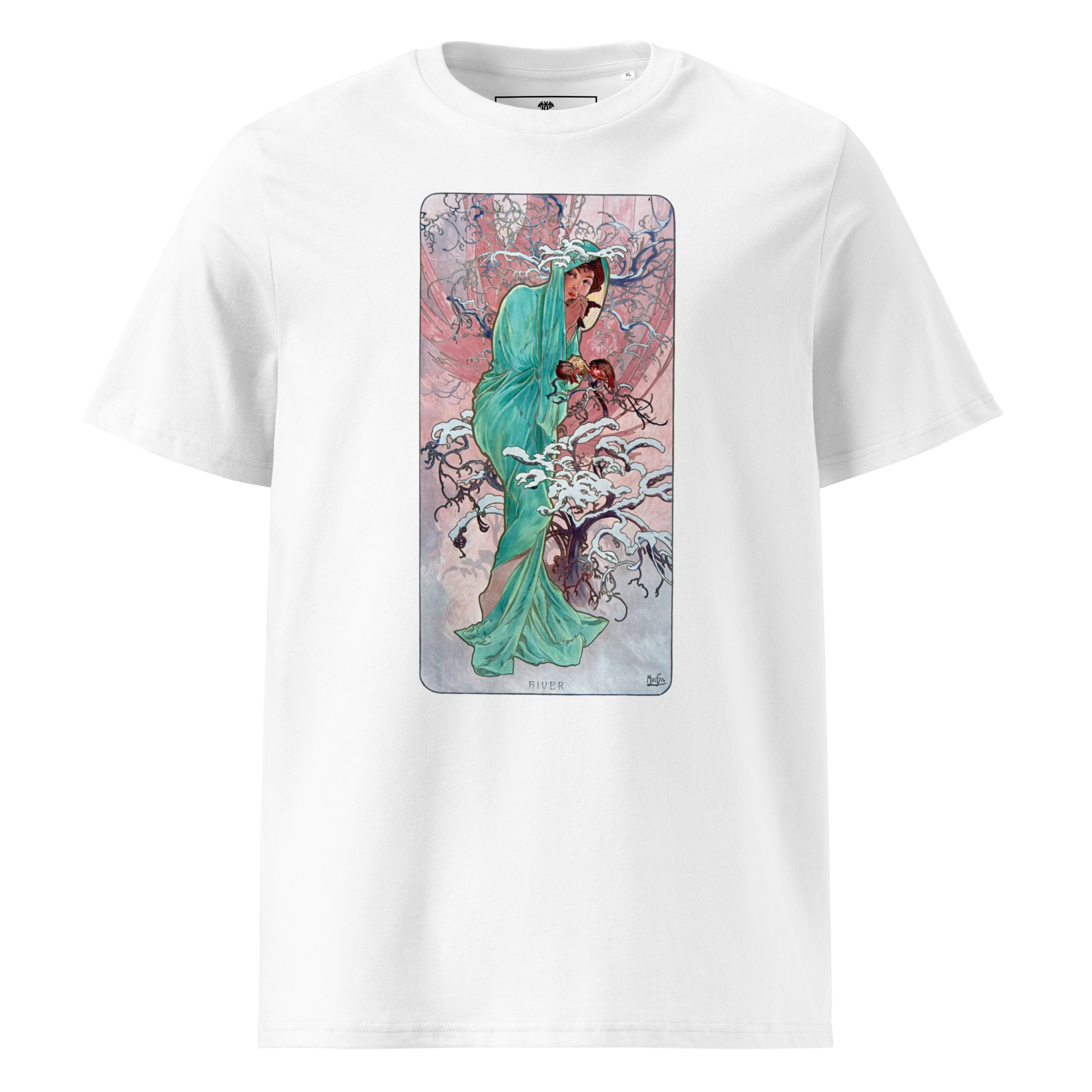 Alfons Mucha – Winter 1896 T-Shirt – Bild 9